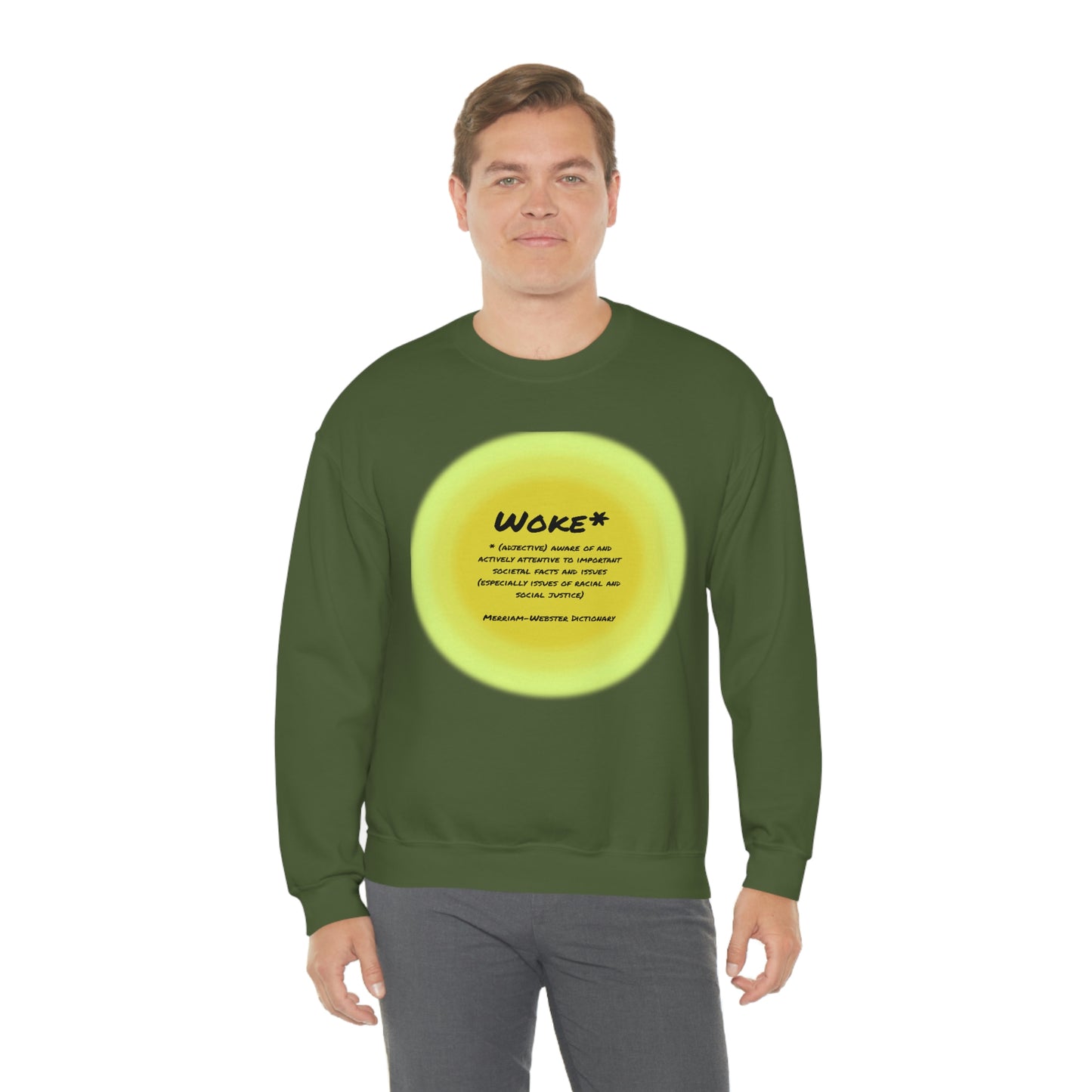 Woke Definition Unisex Heavy Blend™ Crewneck Sweatshirt