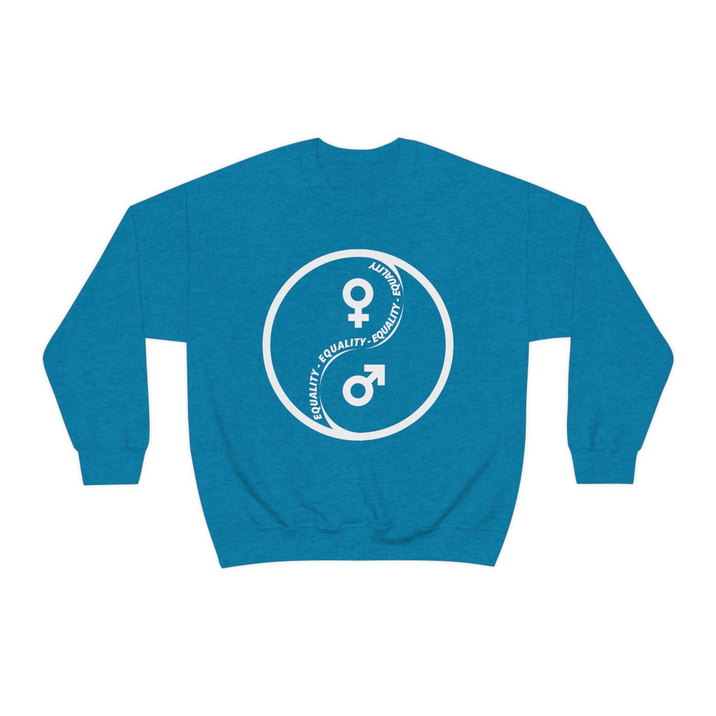 Yin Yang Equality - Gender Equality - Unisex Heavy Blend™ Crewneck Sweatshirt