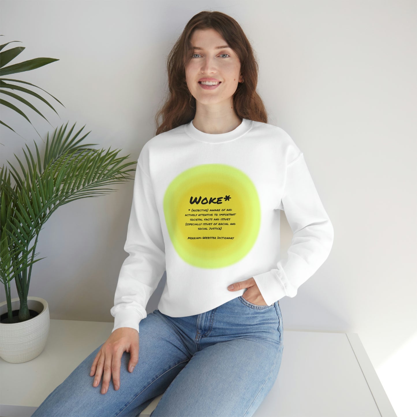 Woke Definition Unisex Heavy Blend™ Crewneck Sweatshirt
