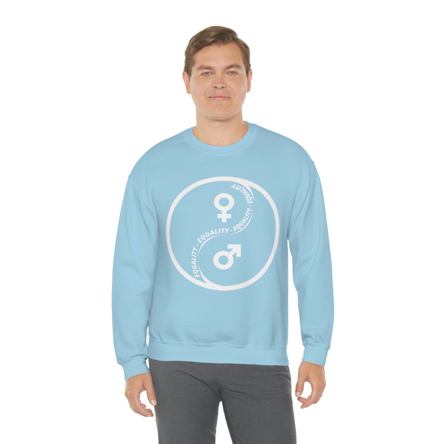 Yin Yang Equality - Gender Equality - Unisex Heavy Blend™ Crewneck Sweatshirt