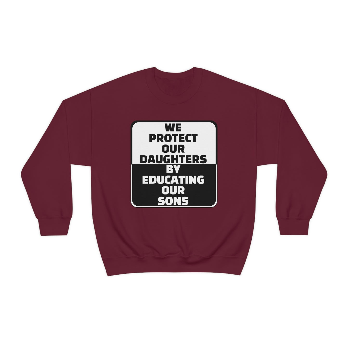 Educate our Sons - Gender Equality - Unisex Heavy Blend™ Crewneck Sweatshirt