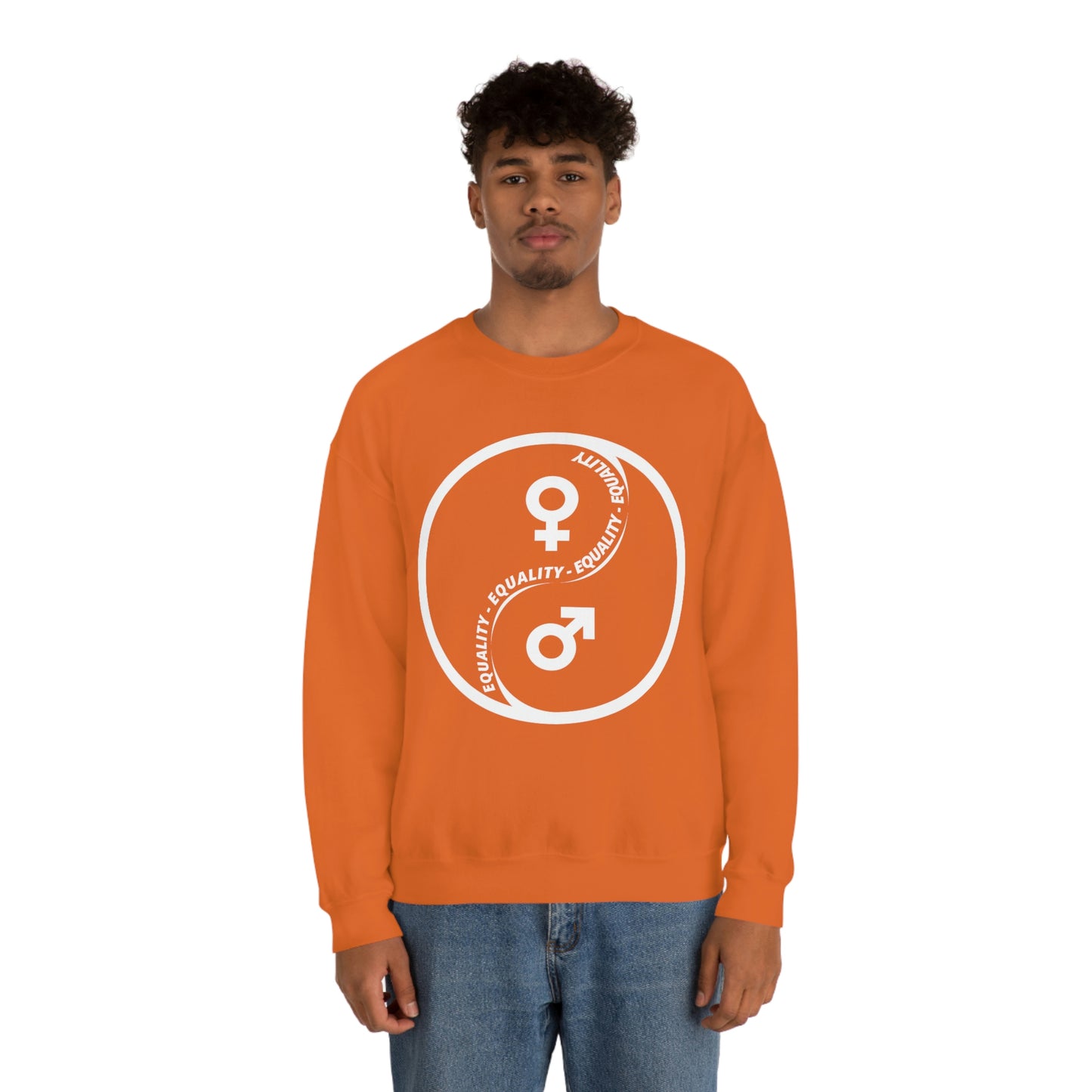 Yin Yang Equality - Gender Equality - Unisex Heavy Blend™ Crewneck Sweatshirt