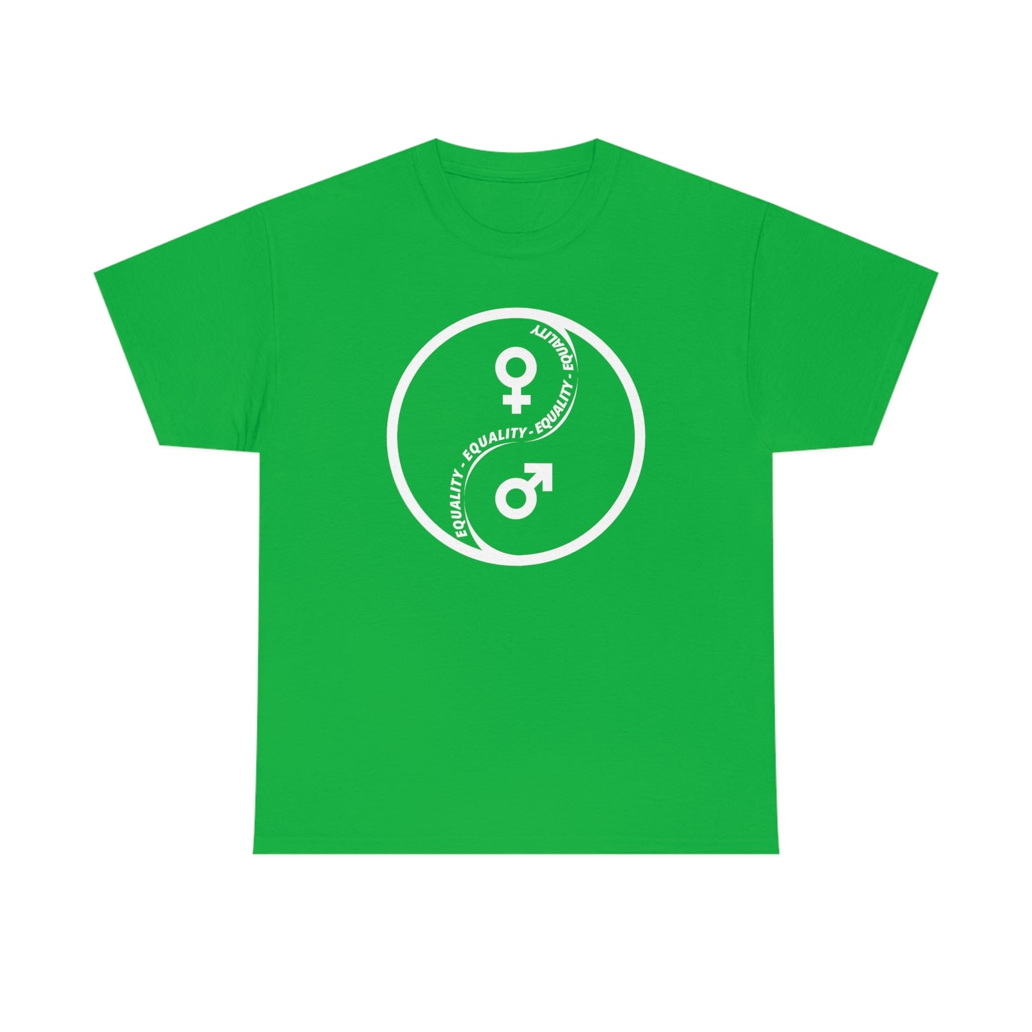 Yin Yang Equality - Gender Equality - Unisex Heavy Cotton Tee