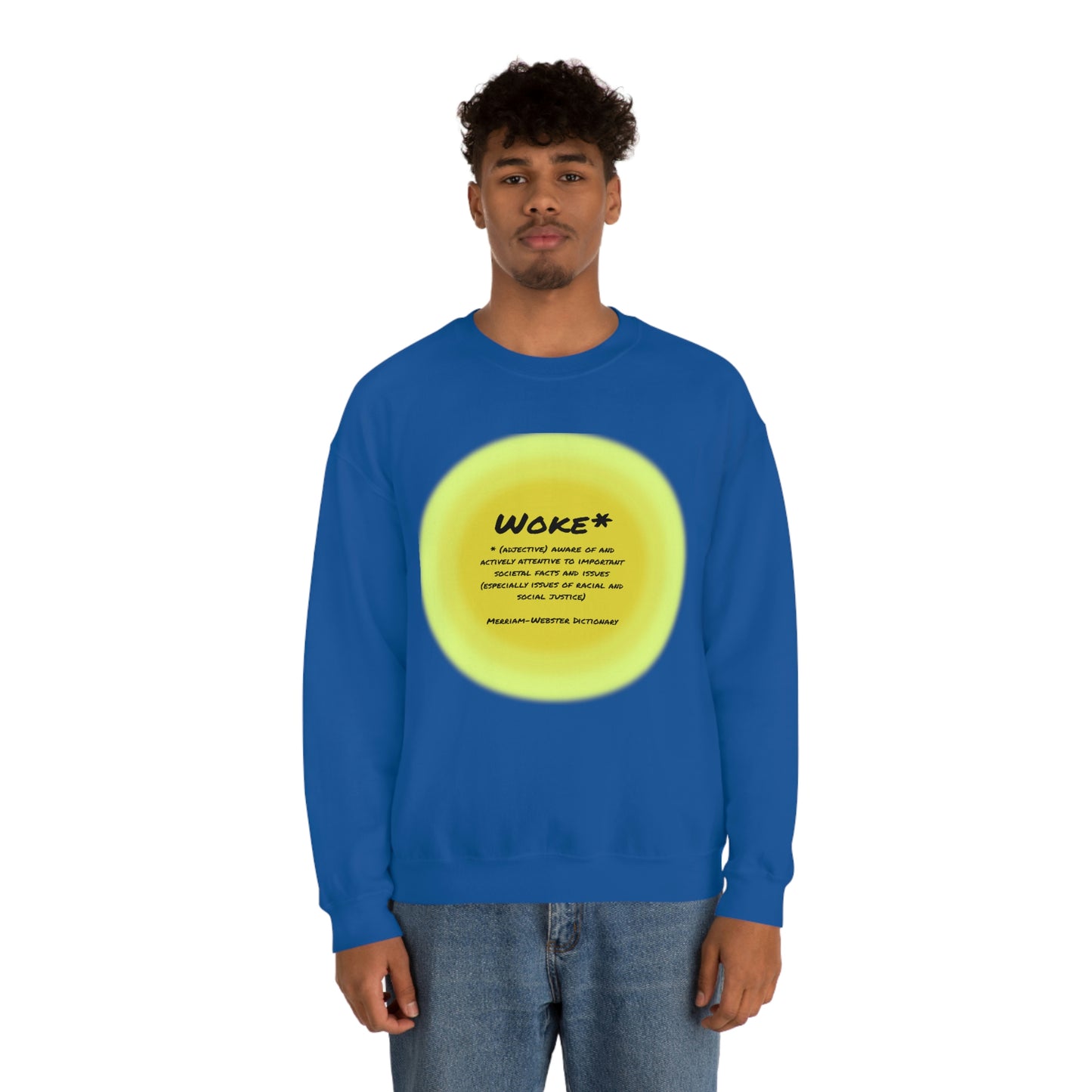 Woke Definition Unisex Heavy Blend™ Crewneck Sweatshirt