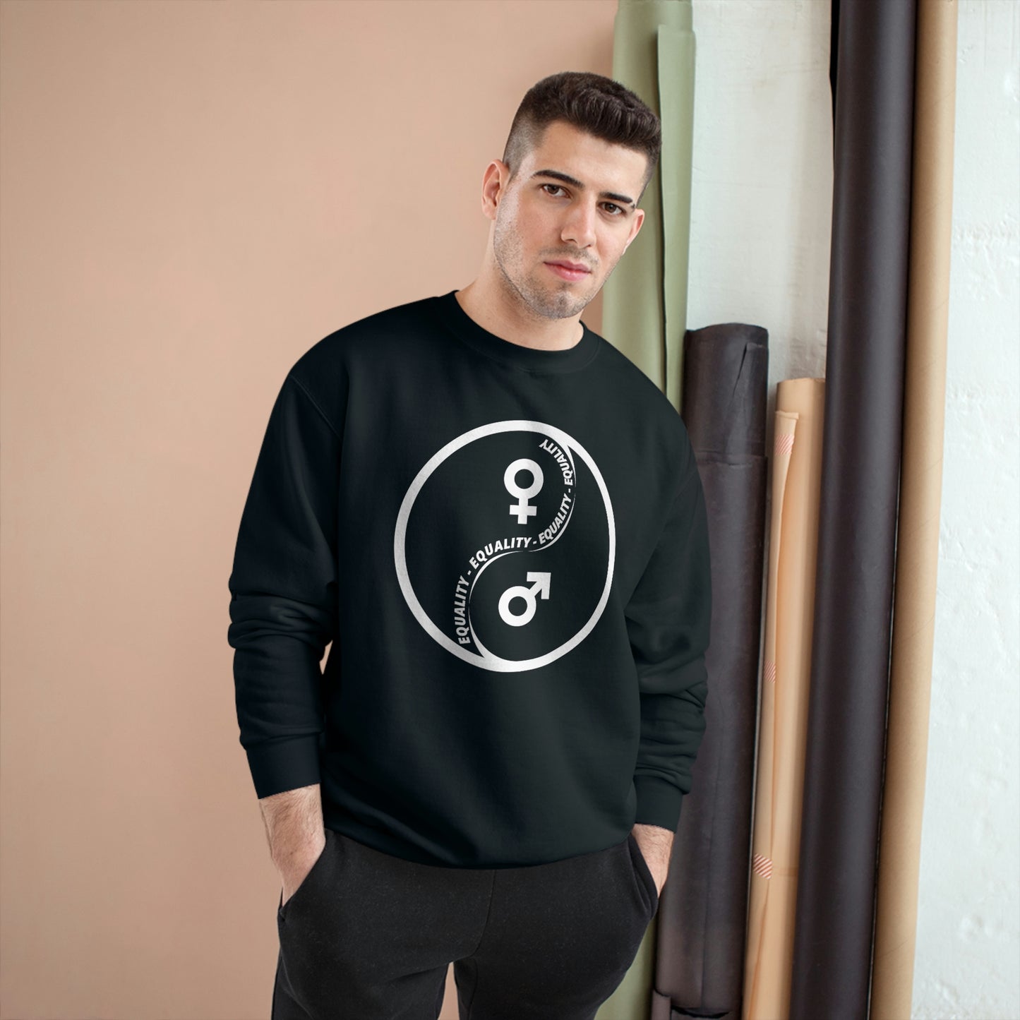Yin Yang Equality - Gender Equality Men's - Champion Sweatshirt