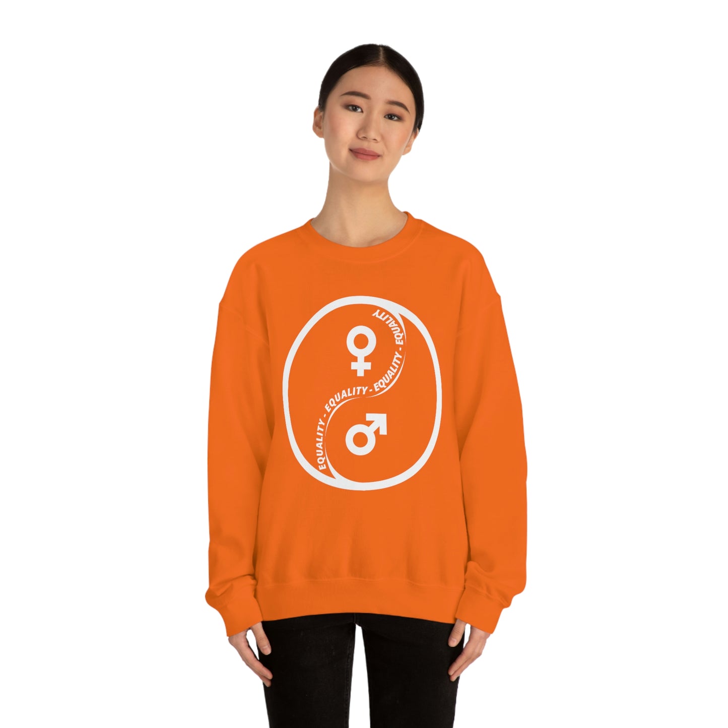Yin Yang Equality - Gender Equality - Unisex Heavy Blend™ Crewneck Sweatshirt