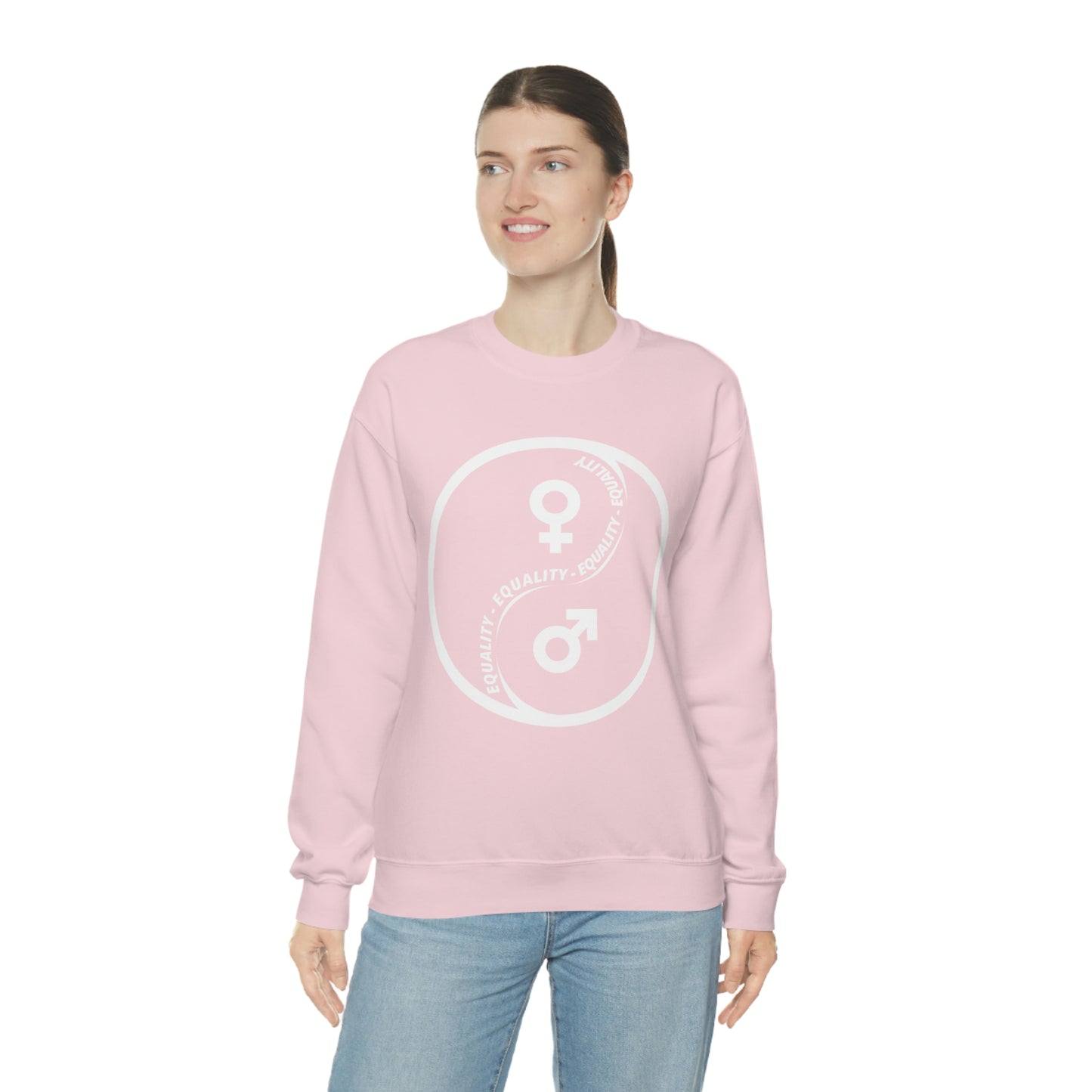 Yin Yang Equality - Gender Equality - Unisex Heavy Blend™ Crewneck Sweatshirt