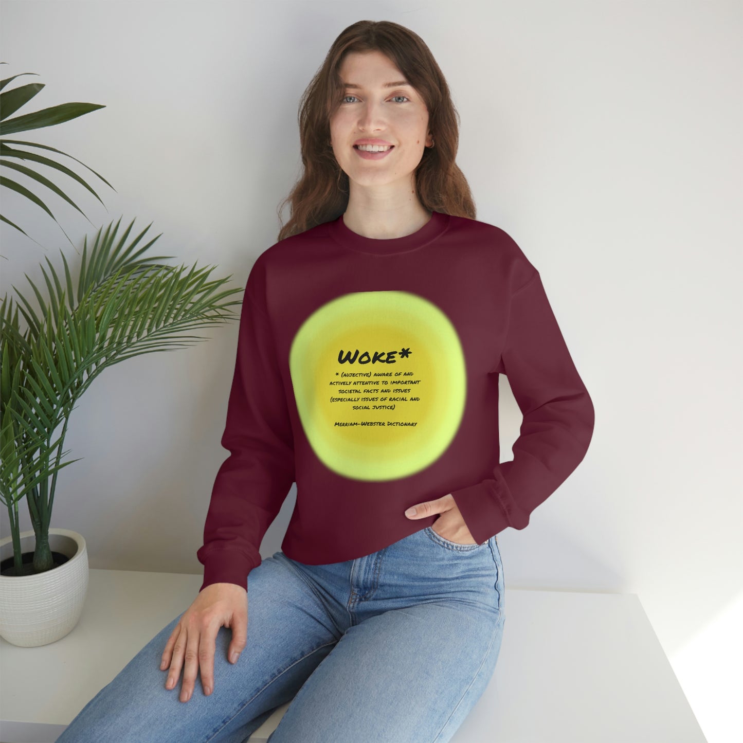 Woke Definition Unisex Heavy Blend™ Crewneck Sweatshirt