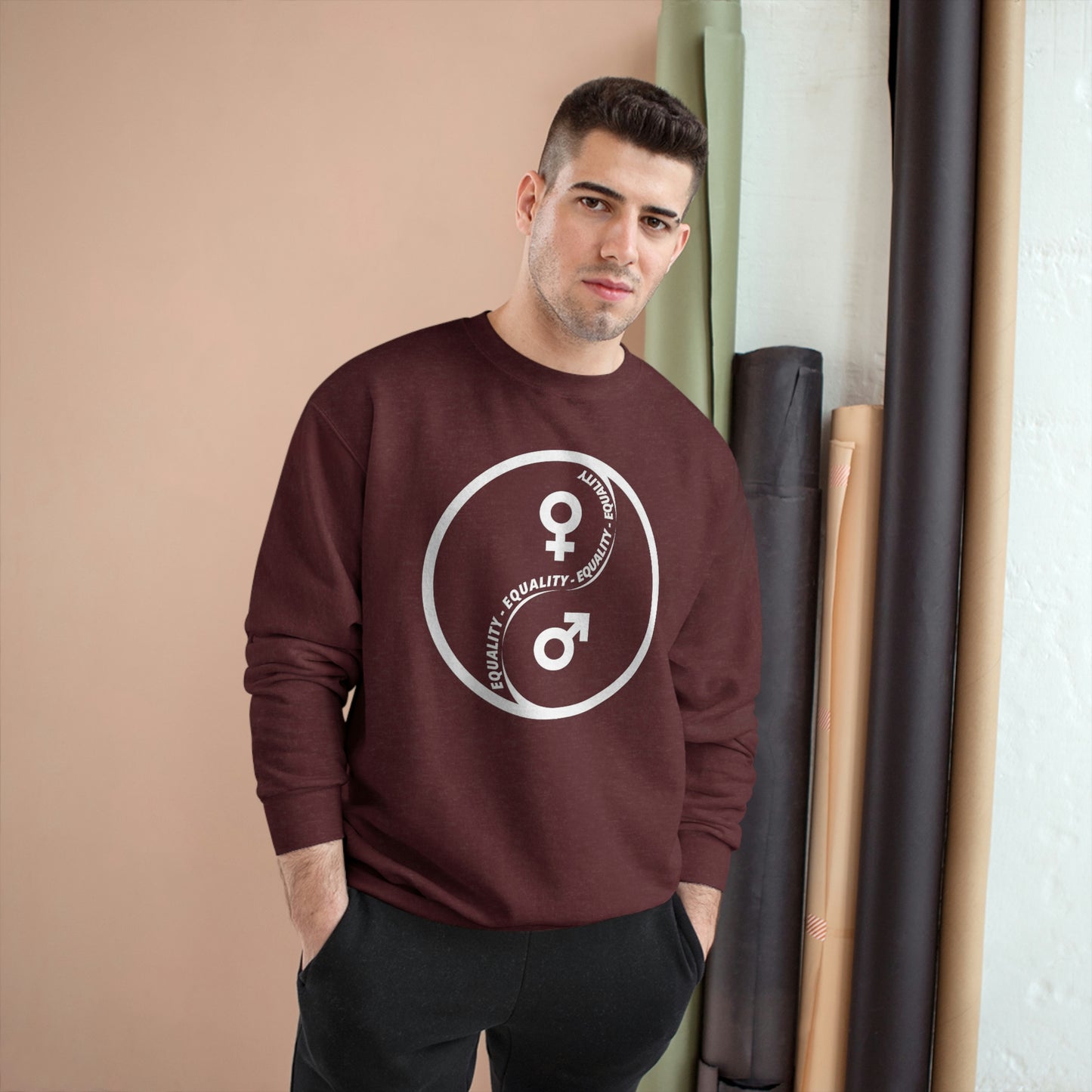 Yin Yang Equality - Gender Equality Men's - Champion Sweatshirt