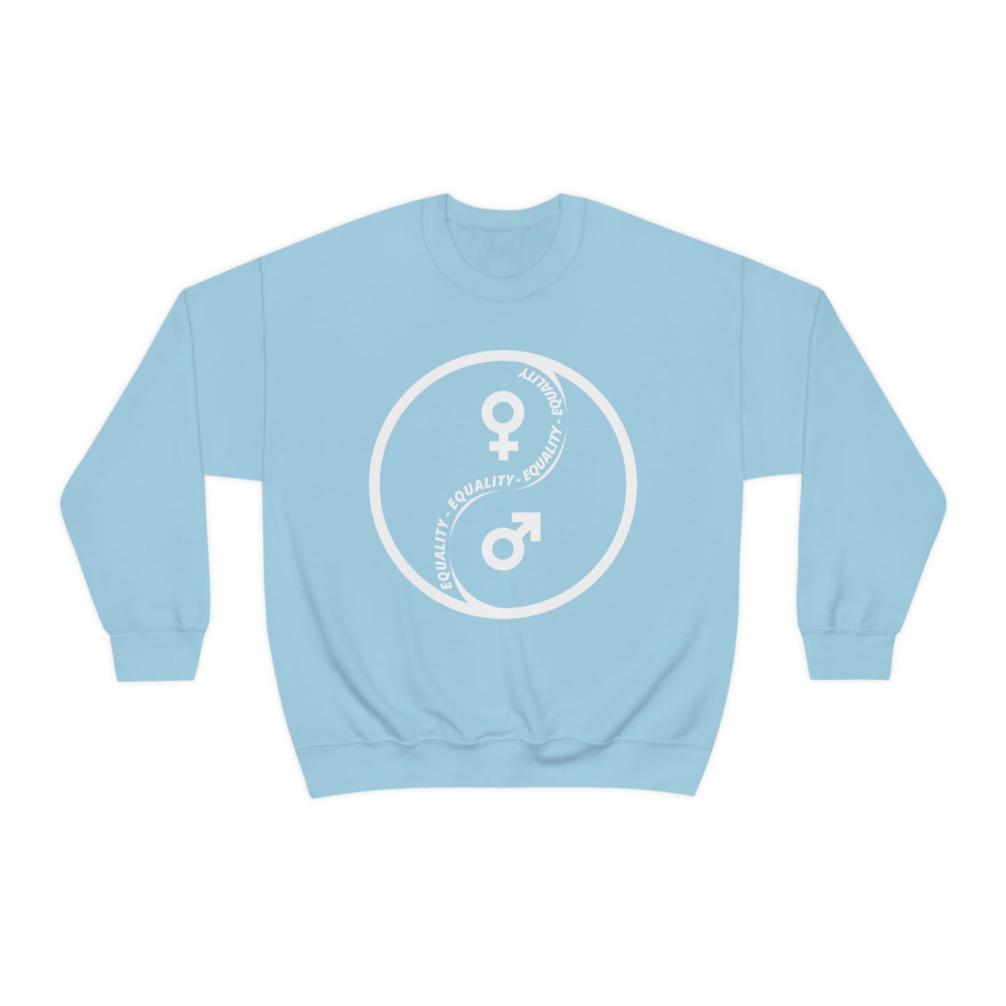 Yin Yang Equality - Gender Equality - Unisex Heavy Blend™ Crewneck Sweatshirt