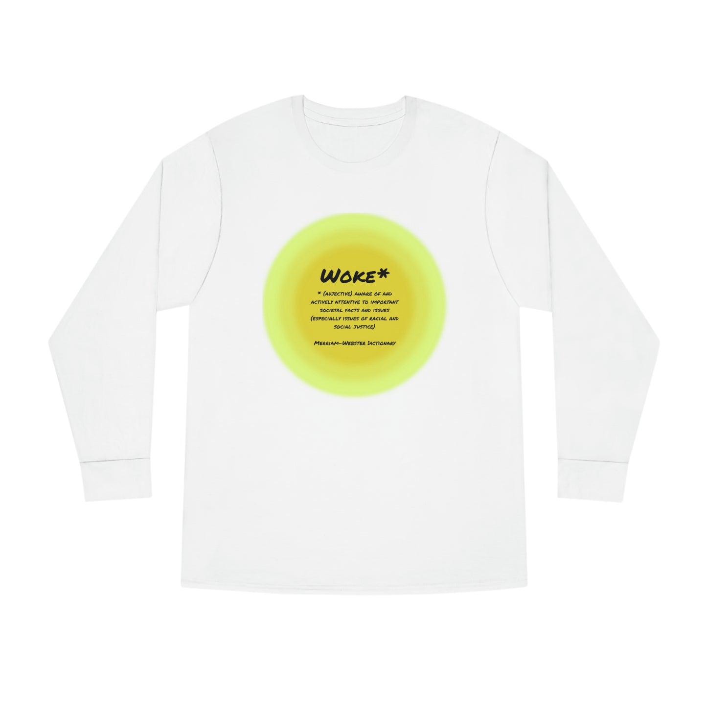 Woke - Definition Long Sleeve Crewneck Tee