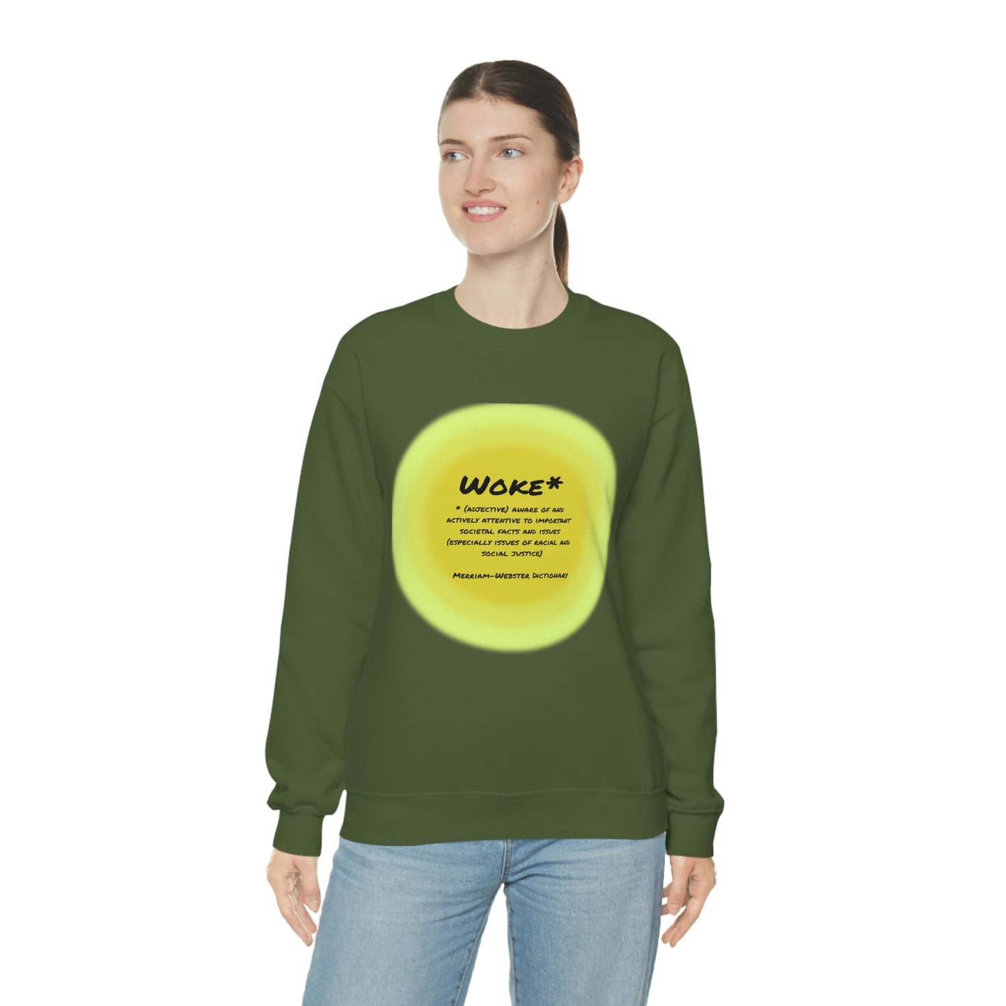 Woke Definition Unisex Heavy Blend™ Crewneck Sweatshirt