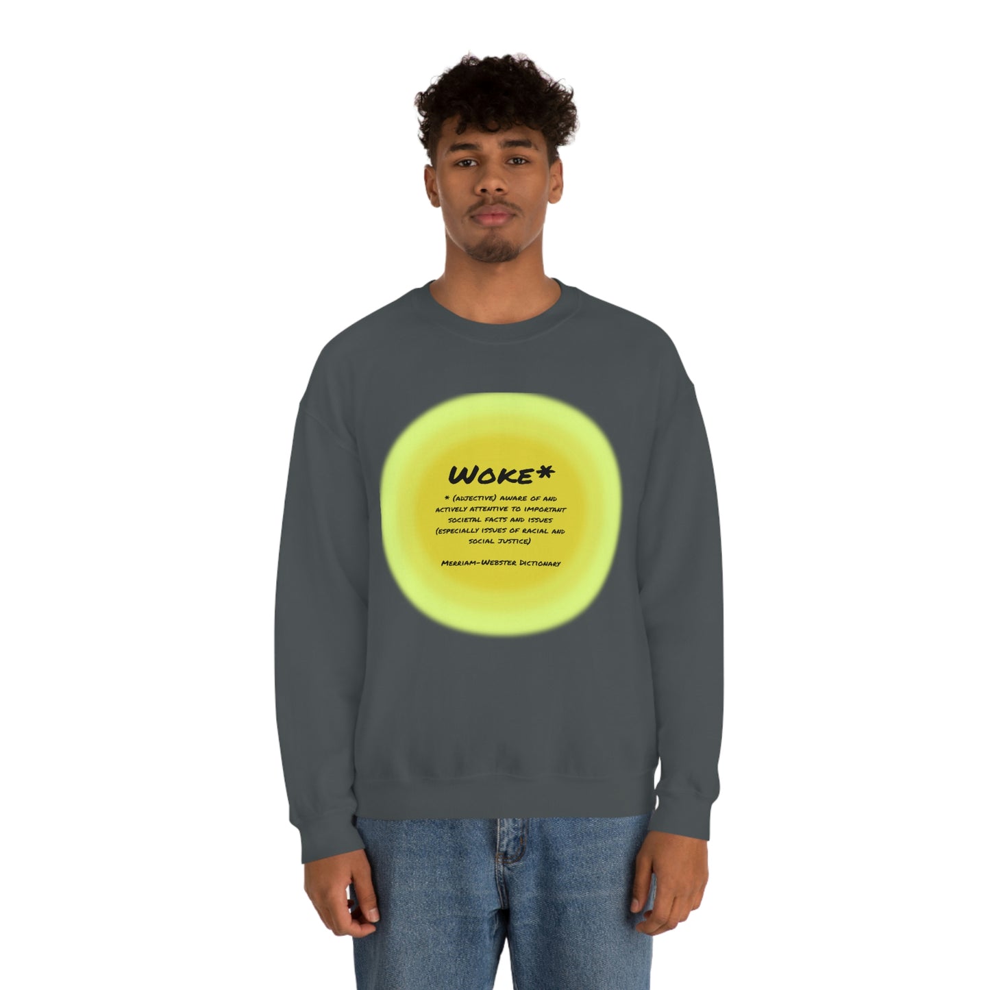 Woke Definition Unisex Heavy Blend™ Crewneck Sweatshirt