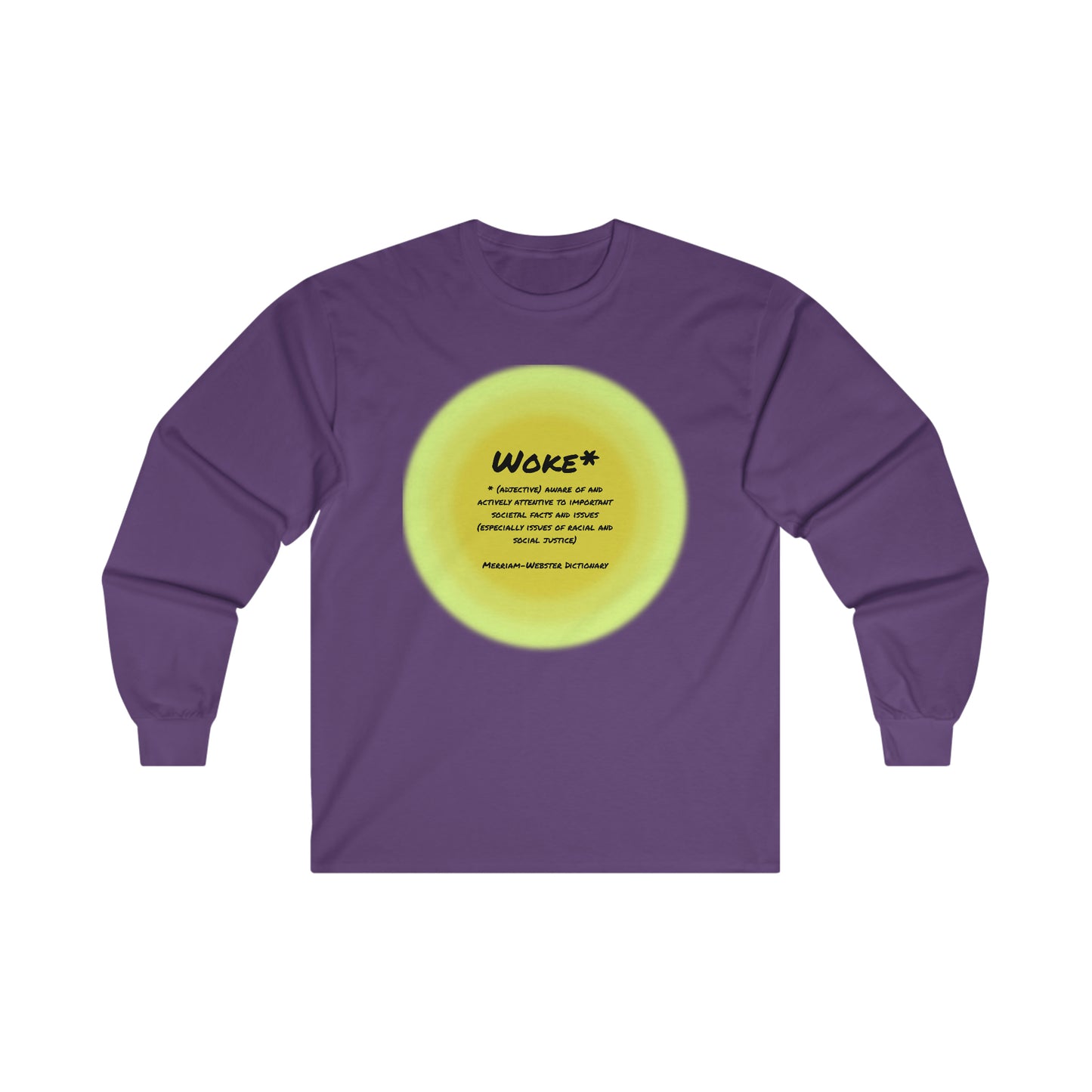 Woke Definition Unisex Sizes Ultra Cotton Long Sleeve Tee