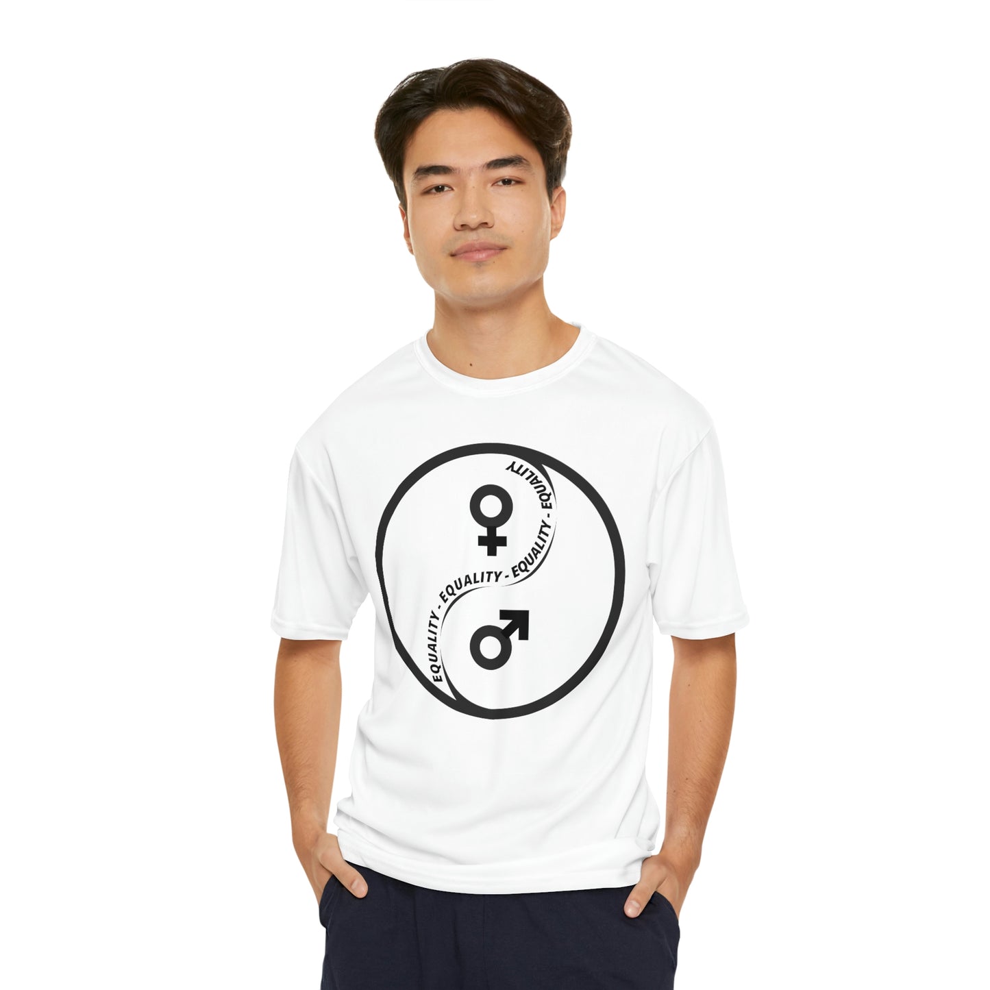 Yin Yang Equality - Gender Equality - Men's Performance T-Shirt