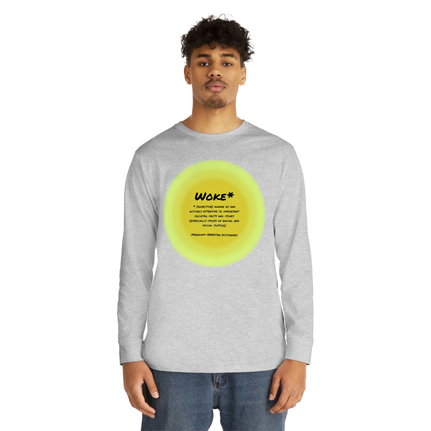 Woke - Definition Long Sleeve Crewneck Tee