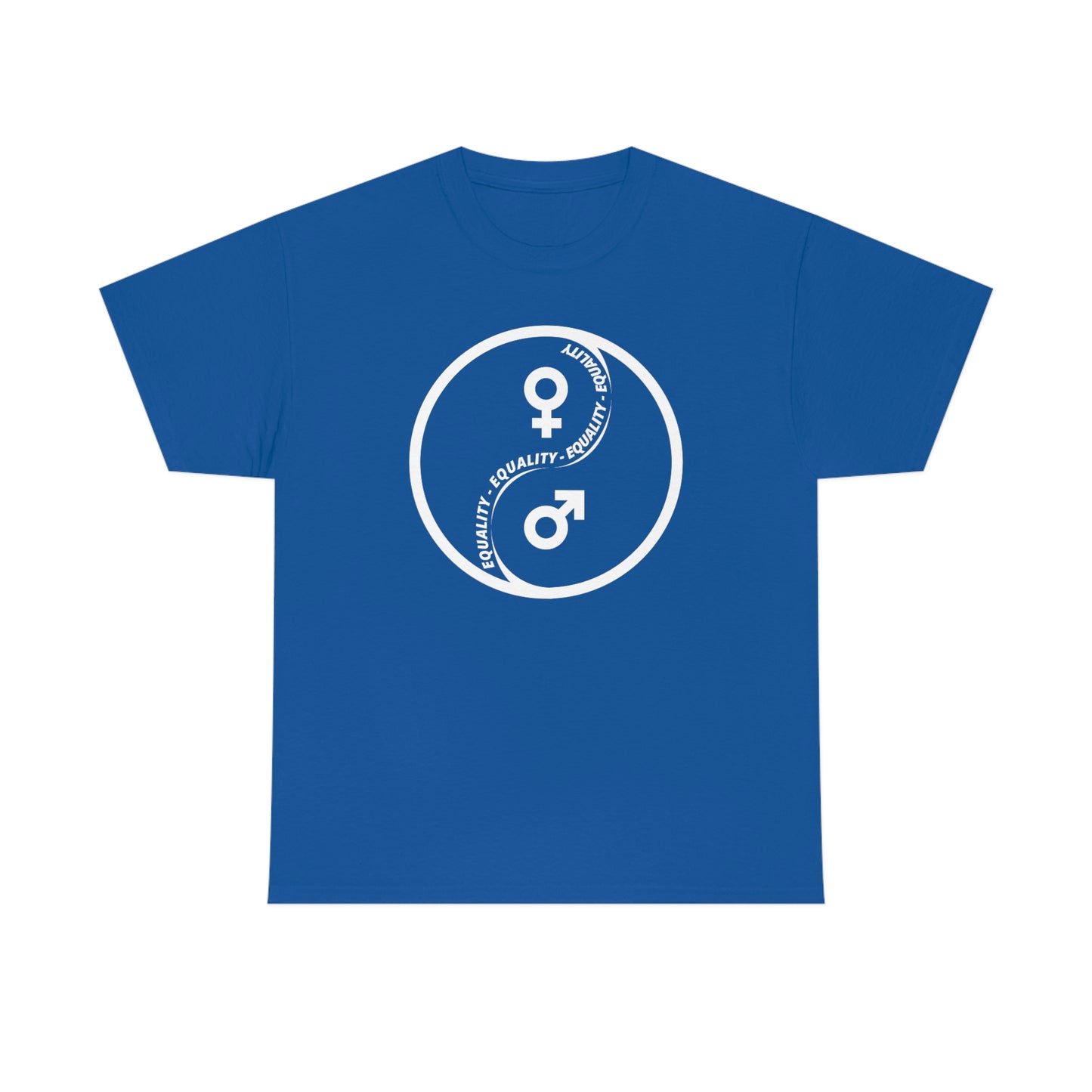 Yin Yang Equality - Gender Equality - Unisex Heavy Cotton Tee