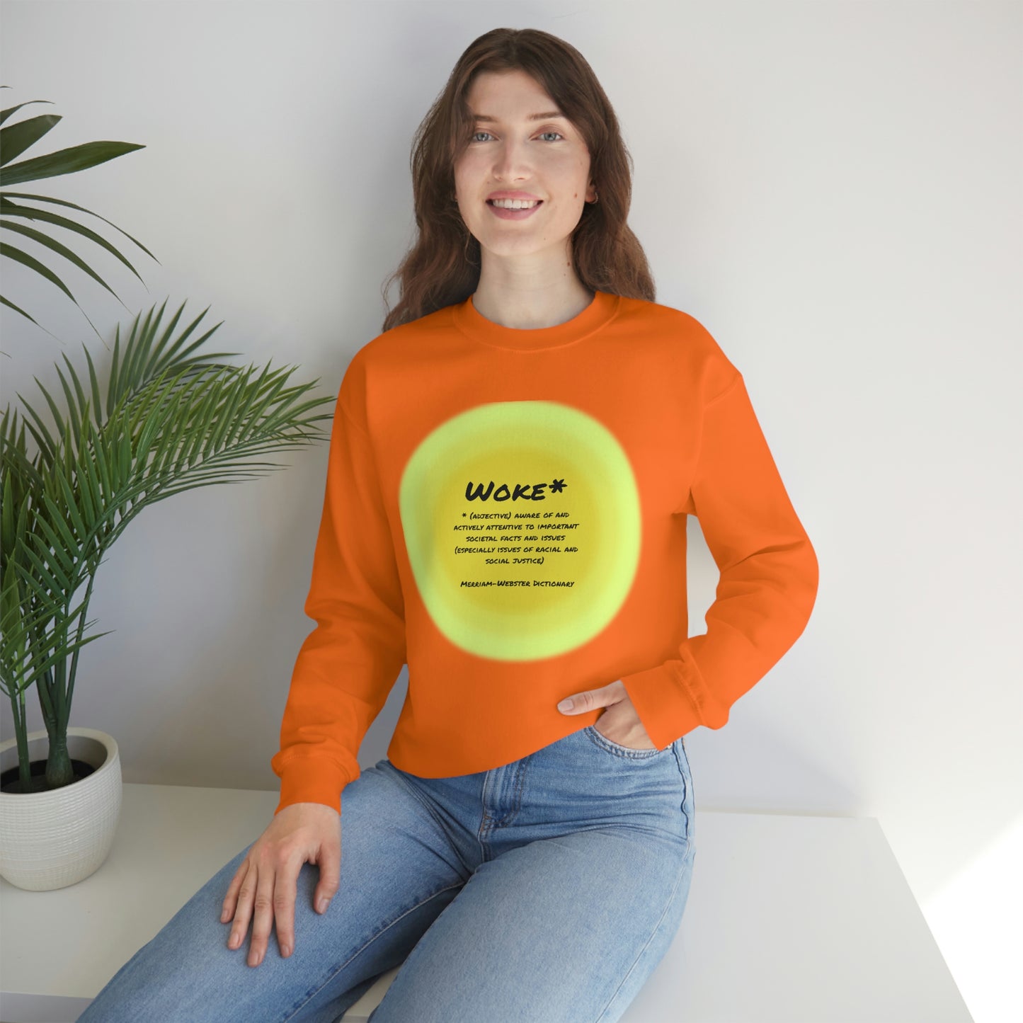 Woke Definition Unisex Heavy Blend™ Crewneck Sweatshirt