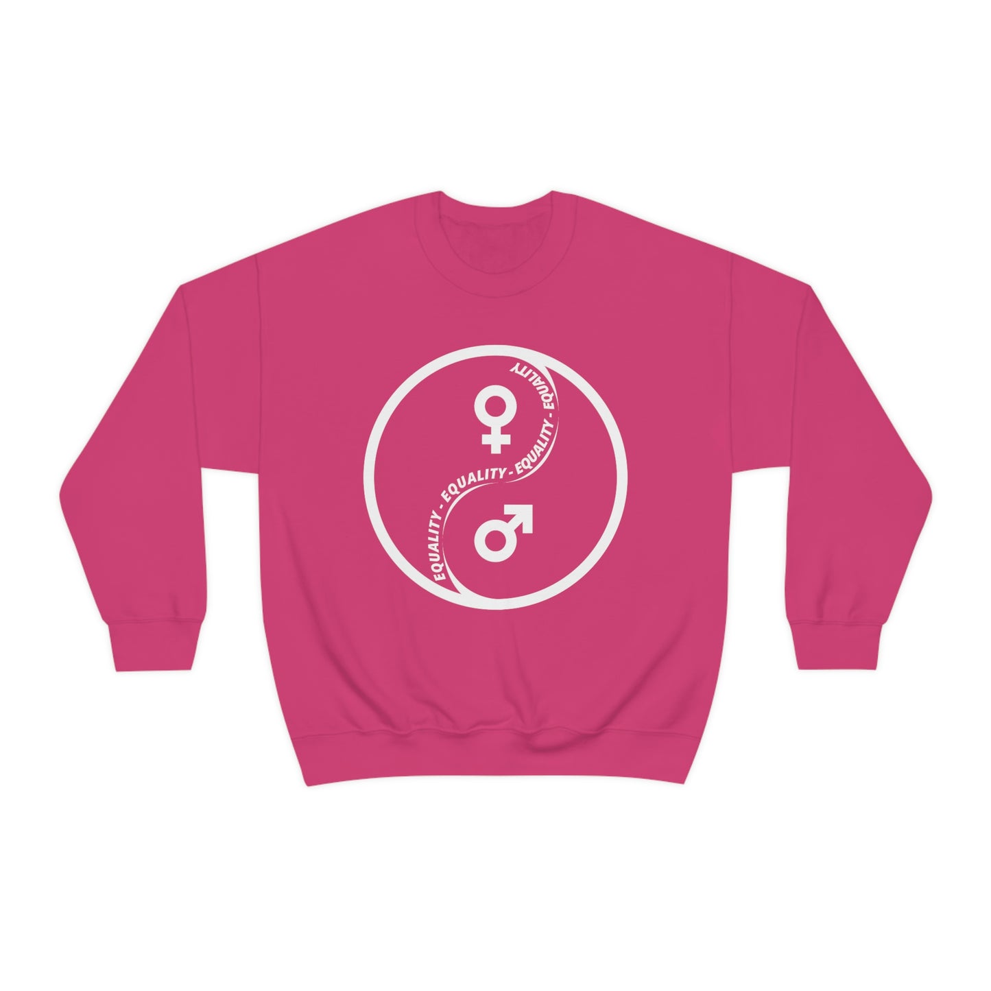 Yin Yang Equality - Gender Equality - Unisex Heavy Blend™ Crewneck Sweatshirt