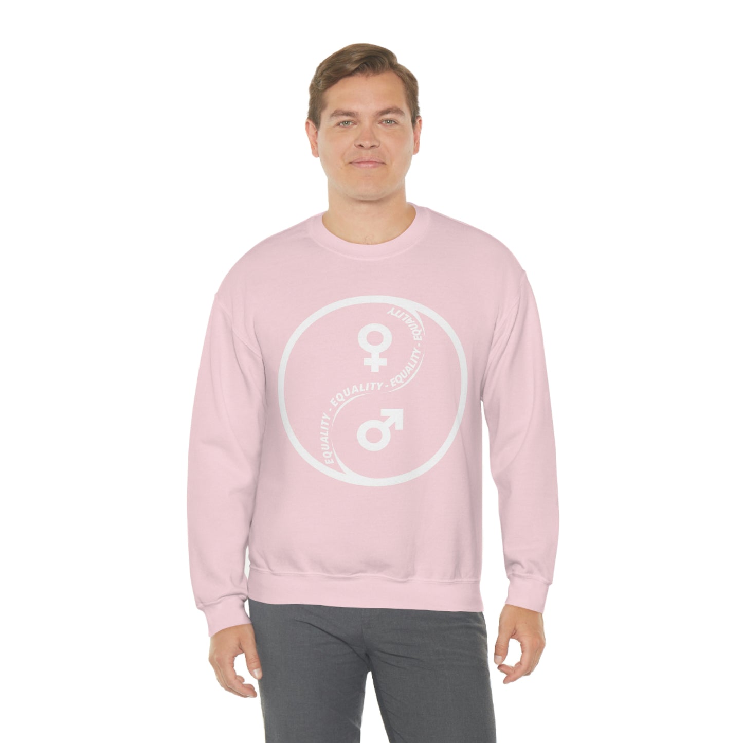 Yin Yang Equality - Gender Equality - Unisex Heavy Blend™ Crewneck Sweatshirt