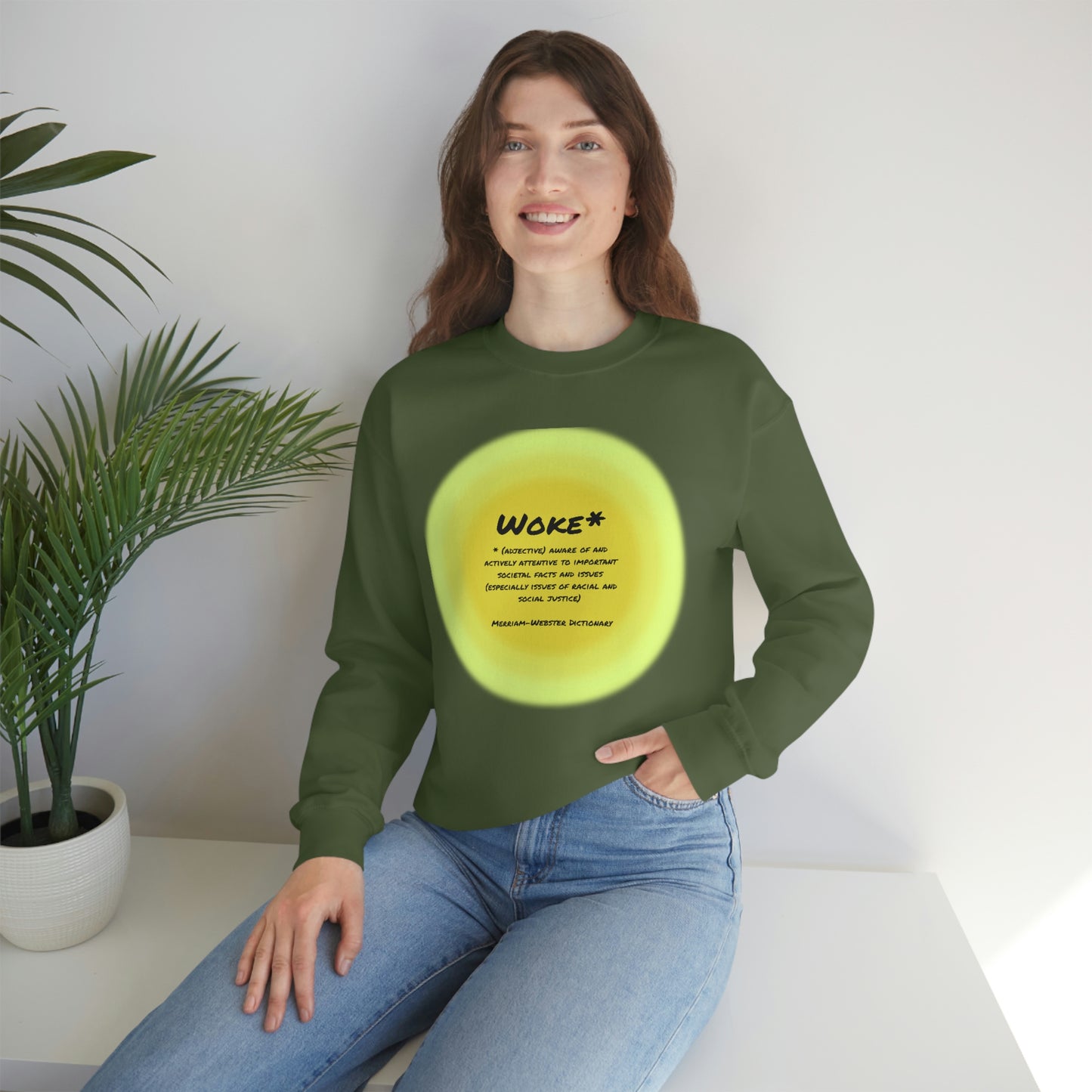 Woke Definition Unisex Heavy Blend™ Crewneck Sweatshirt