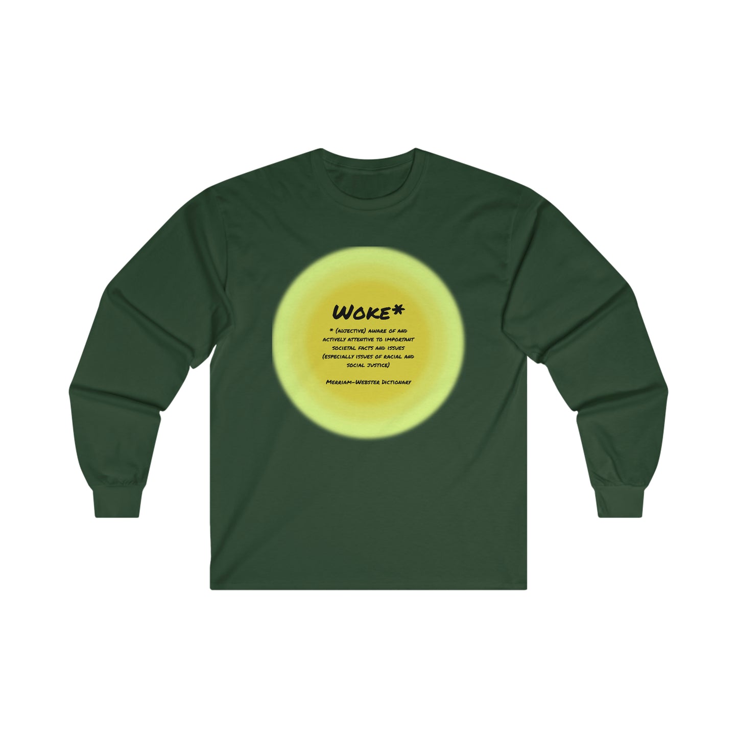 Woke Definition Unisex Sizes Ultra Cotton Long Sleeve Tee