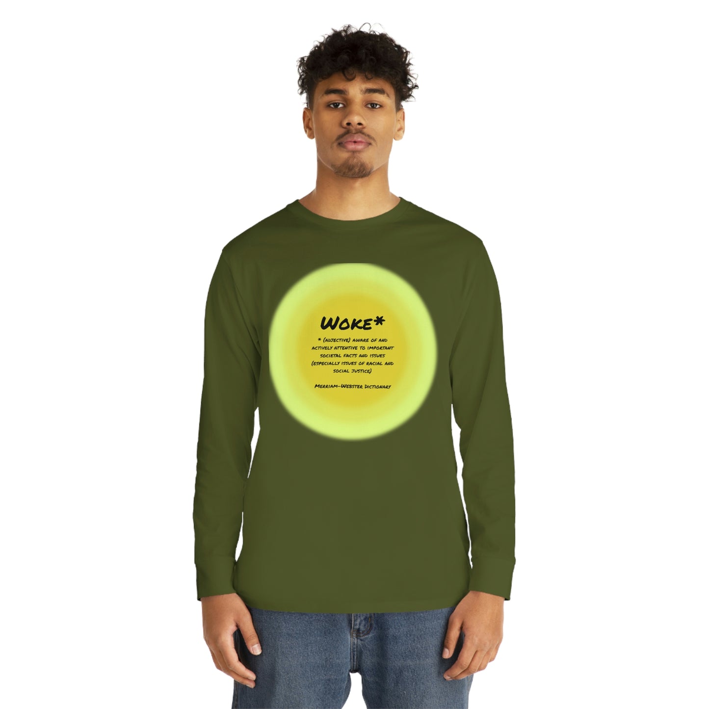 Woke - Definition Long Sleeve Crewneck Tee