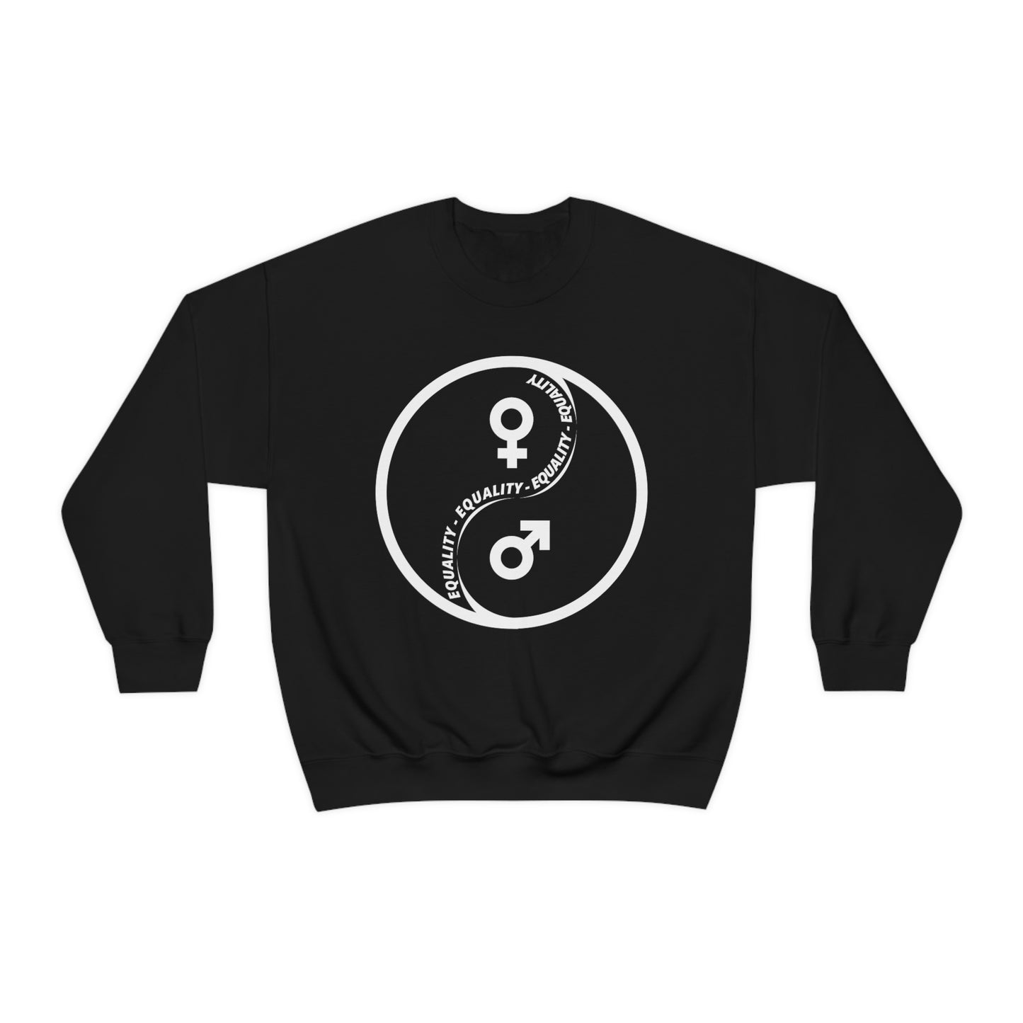Yin Yang Equality - Gender Equality - Unisex Heavy Blend™ Crewneck Sweatshirt