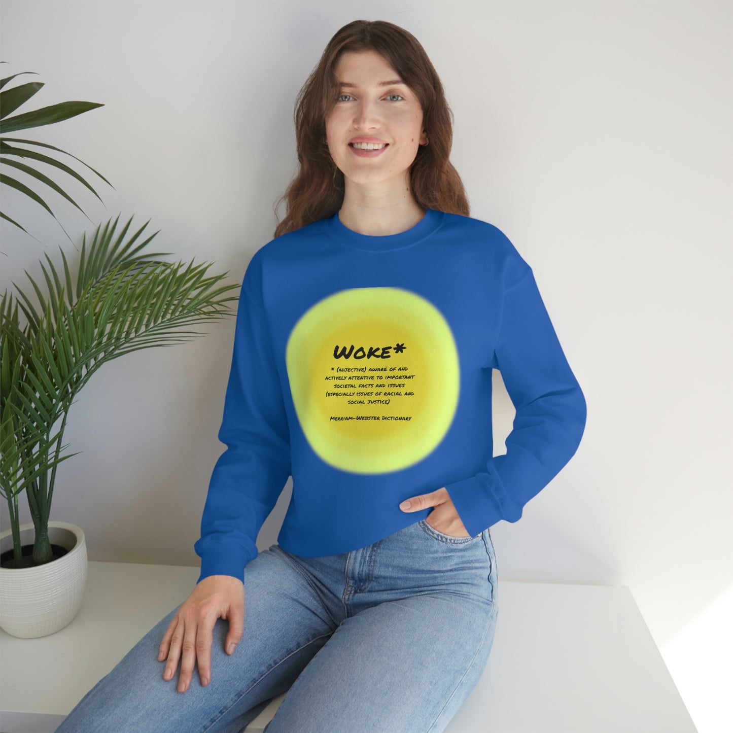 Woke Definition Unisex Heavy Blend™ Crewneck Sweatshirt