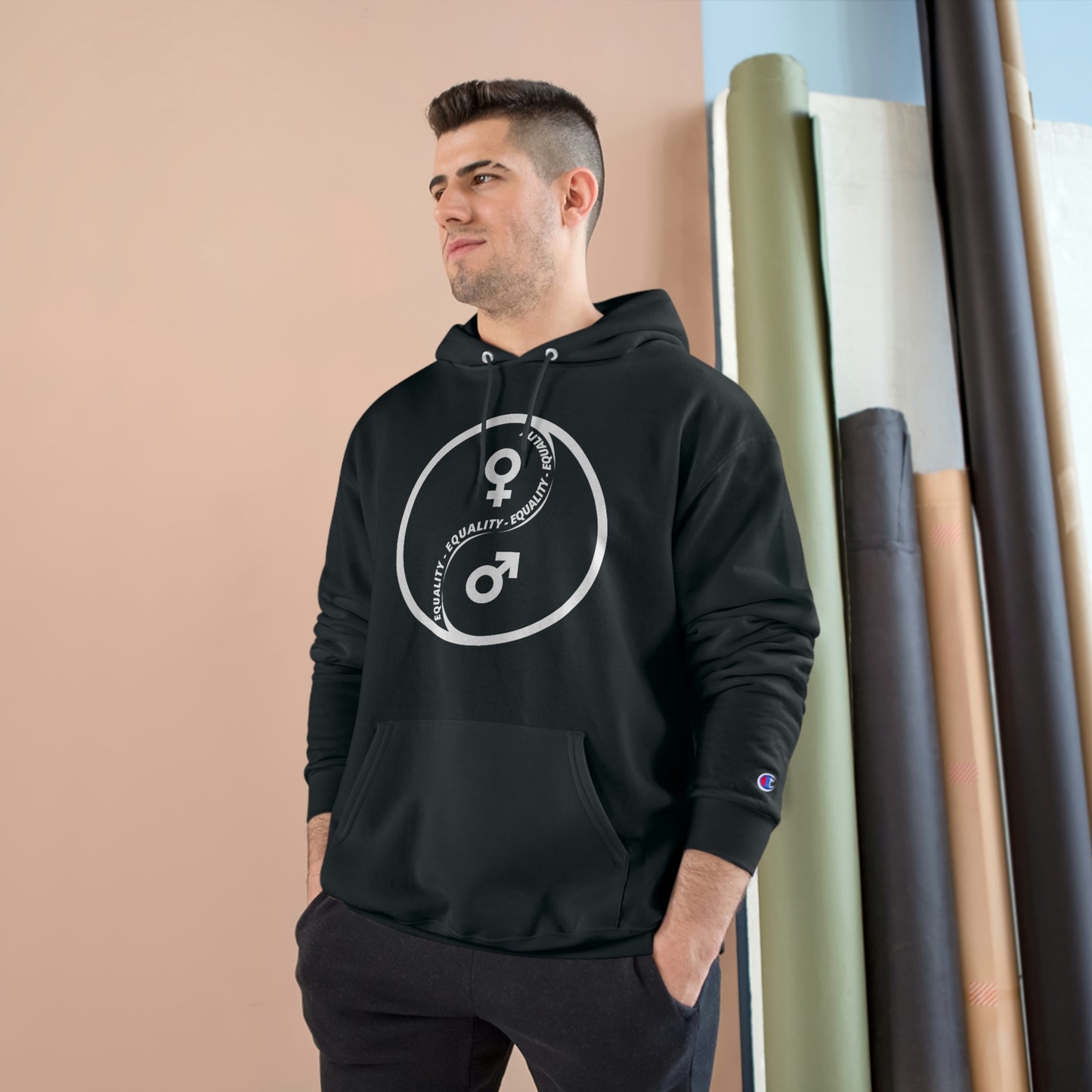 Yin Yang Equality - Gender Equality Men's - Champion Hoodie