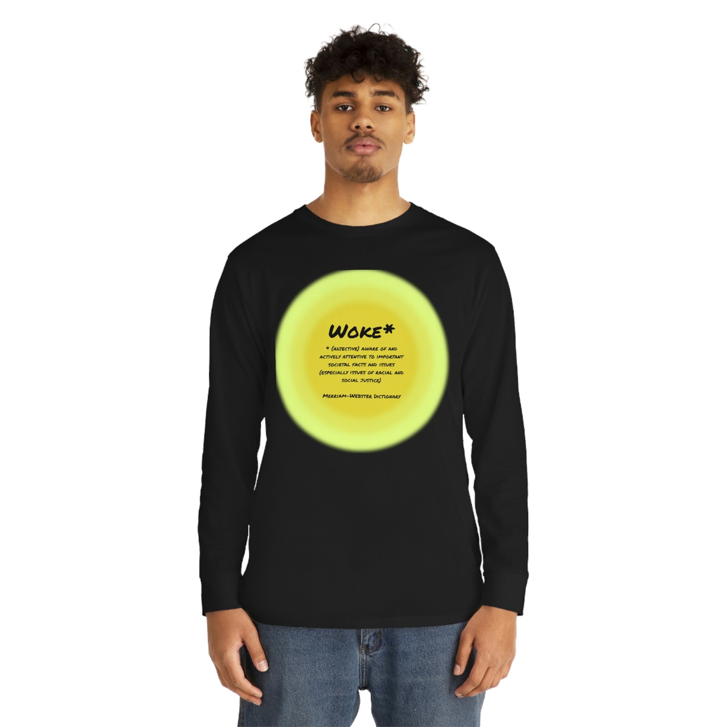 Woke - Definition Long Sleeve Crewneck Tee