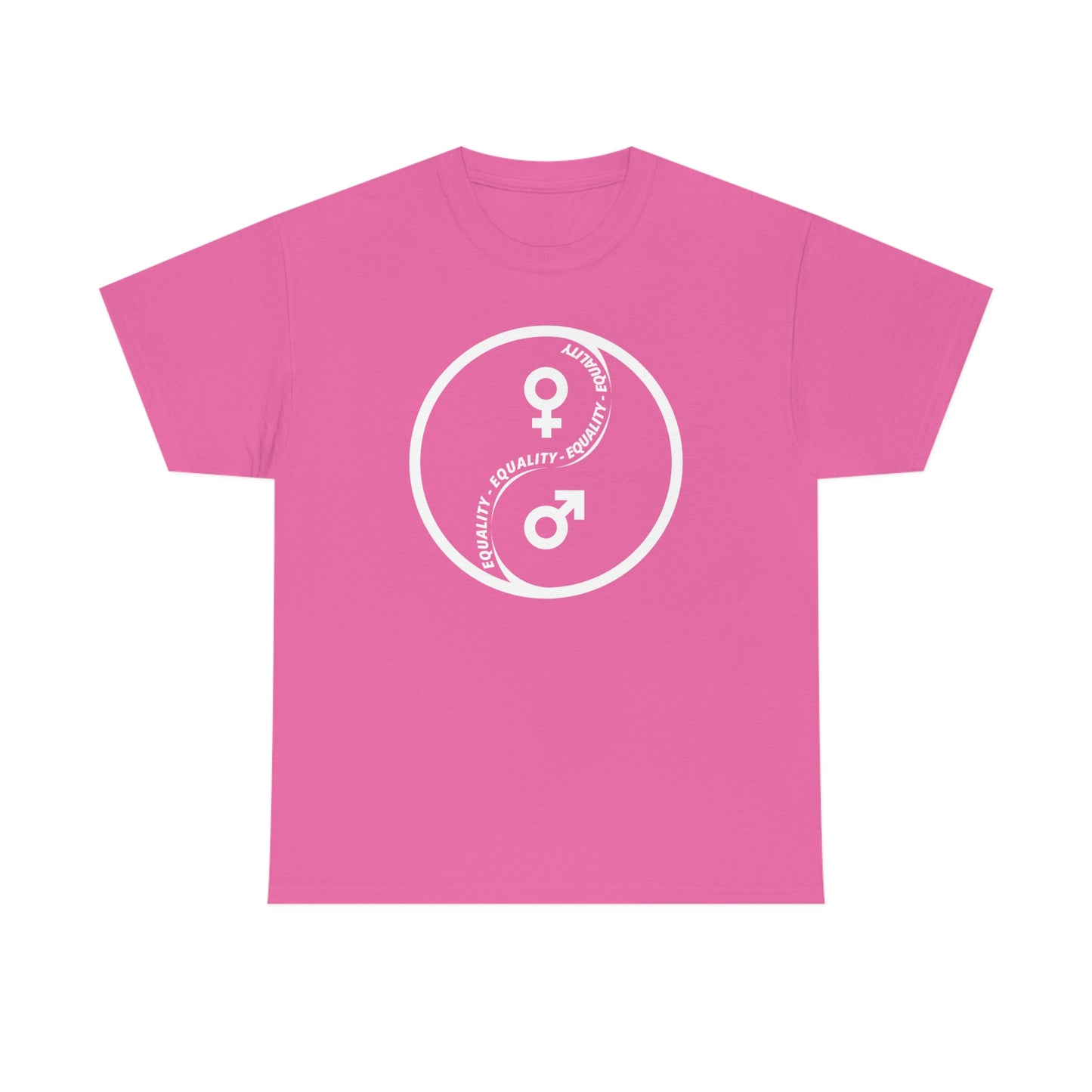 Yin Yang Equality - Gender Equality - Unisex Heavy Cotton Tee