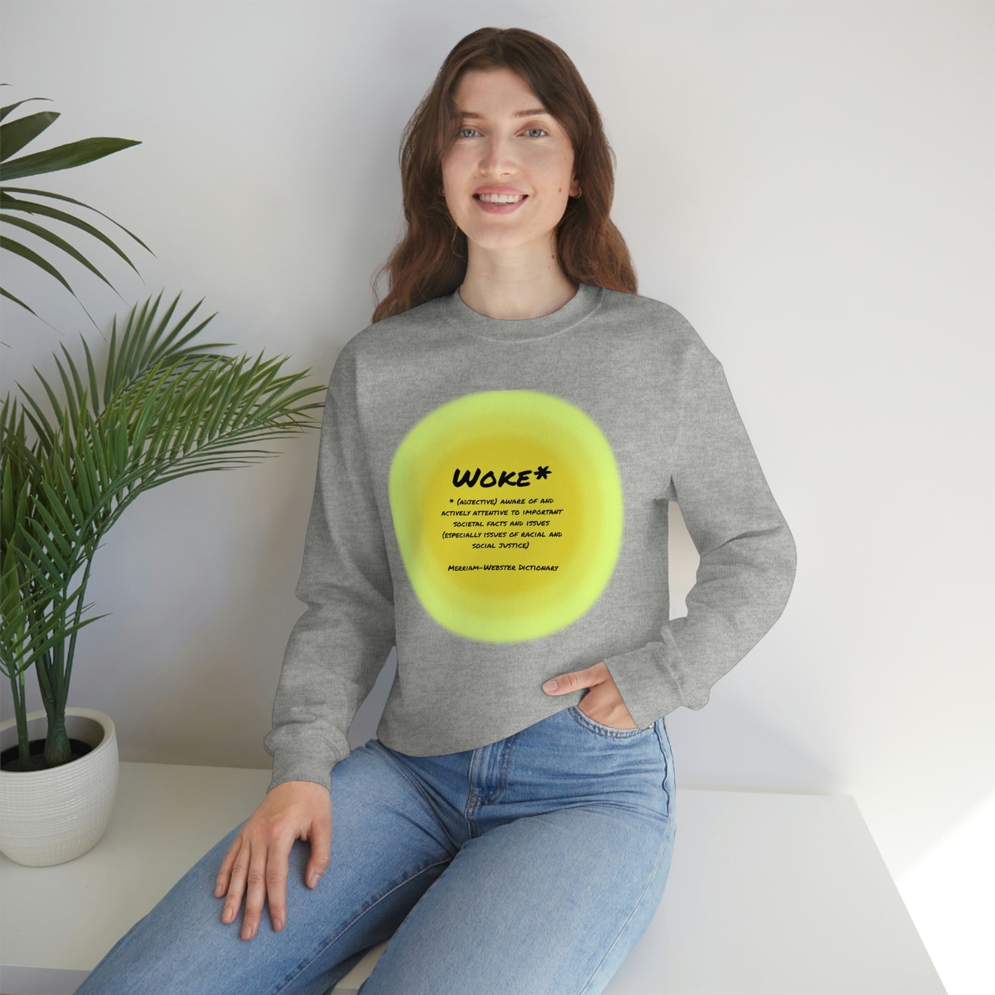 Woke Definition Unisex Heavy Blend™ Crewneck Sweatshirt