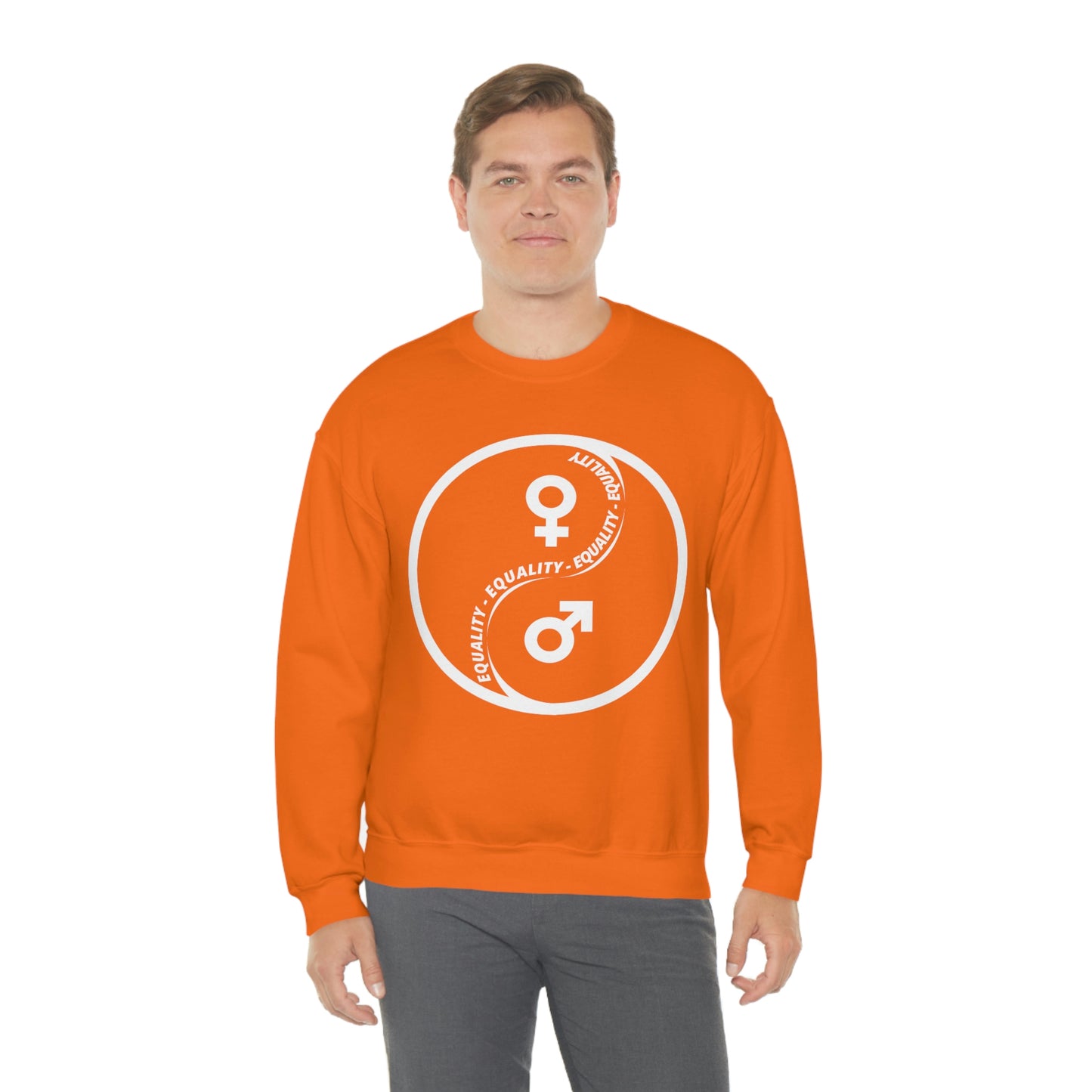 Yin Yang Equality - Gender Equality - Unisex Heavy Blend™ Crewneck Sweatshirt