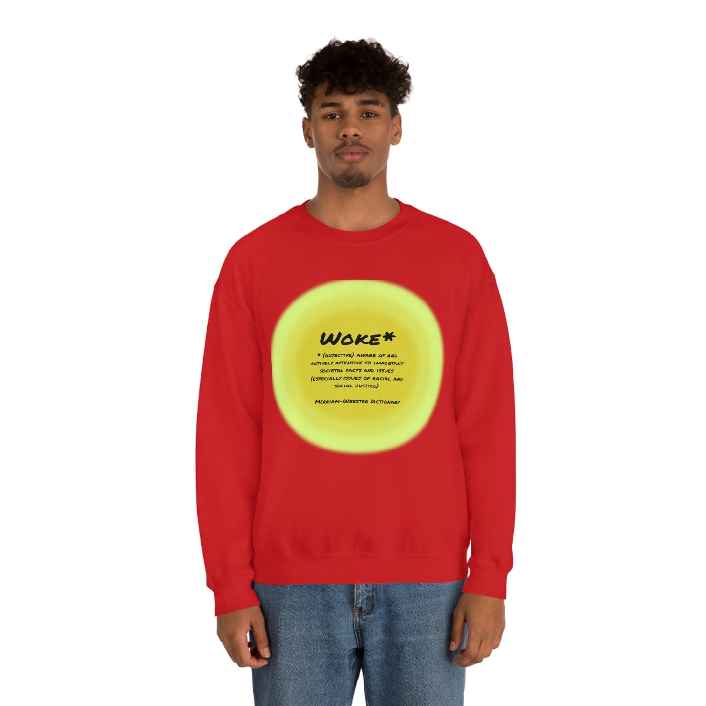 Woke Definition Unisex Heavy Blend™ Crewneck Sweatshirt