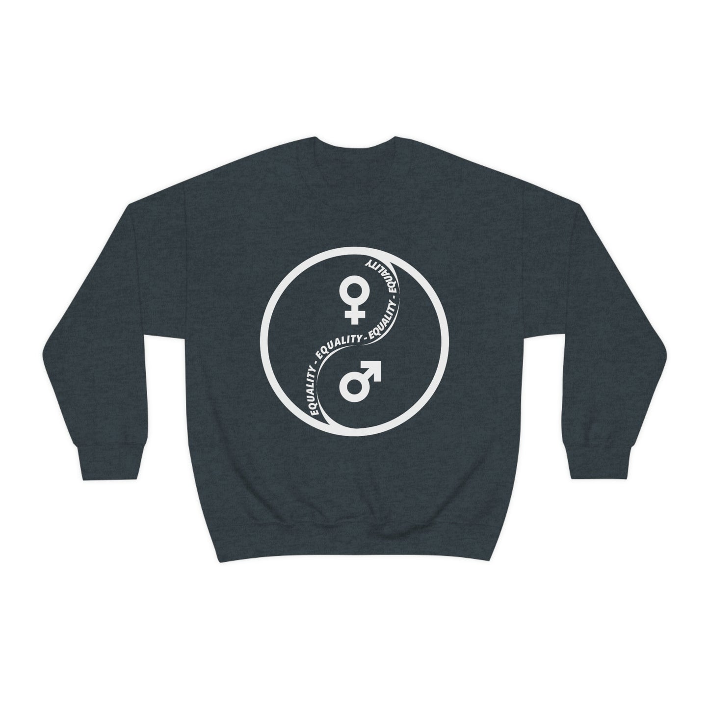 Yin Yang Equality - Gender Equality - Unisex Heavy Blend™ Crewneck Sweatshirt