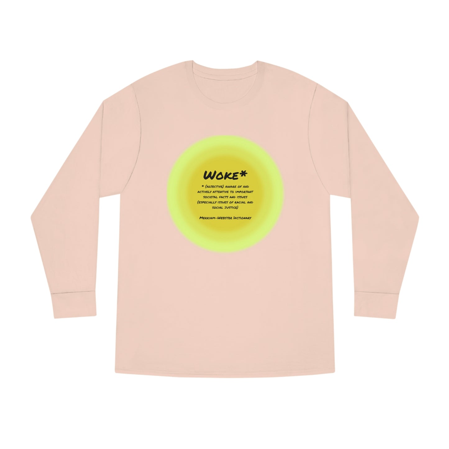 Woke - Definition Long Sleeve Crewneck Tee