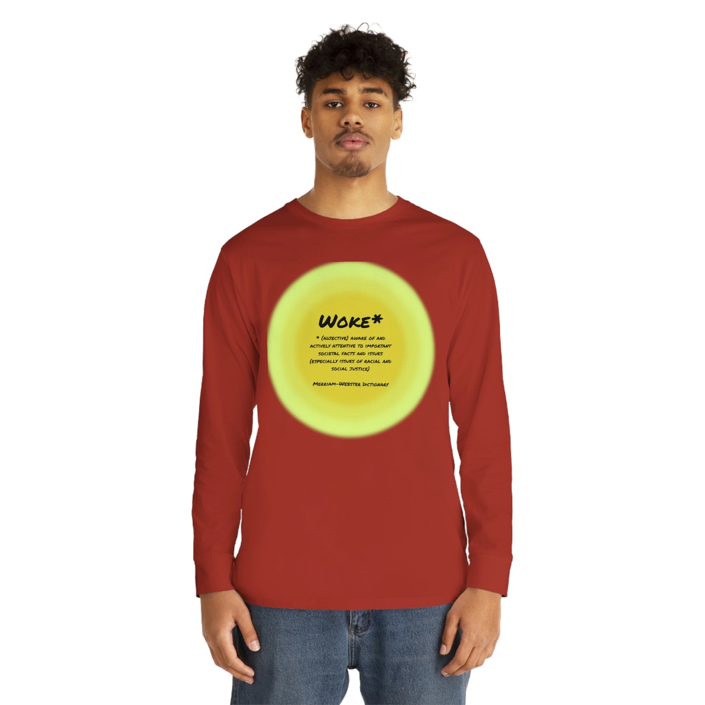 Woke - Definition Long Sleeve Crewneck Tee