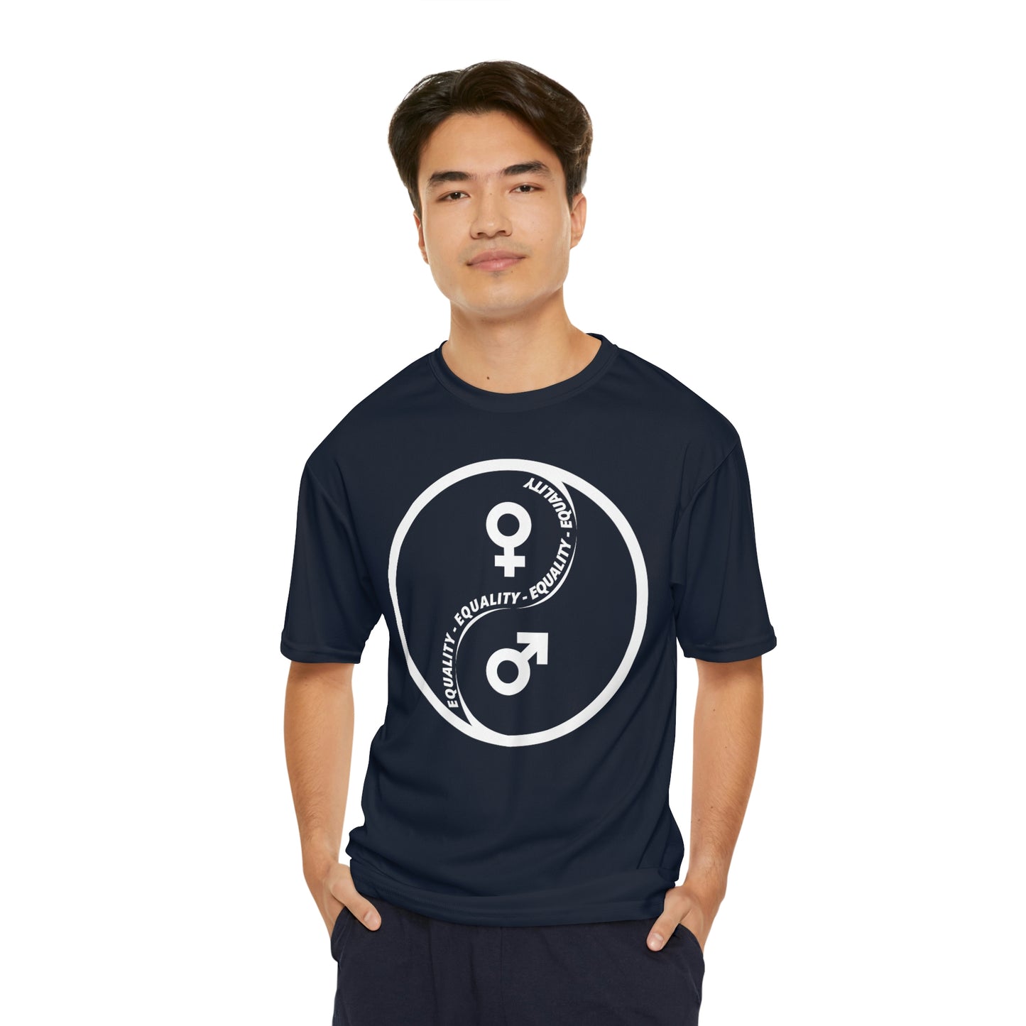 Yin Yang Equality - Gender Equality - Men's Performance T-Shirt