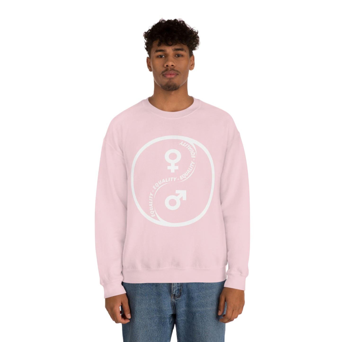 Yin Yang Equality - Gender Equality - Unisex Heavy Blend™ Crewneck Sweatshirt