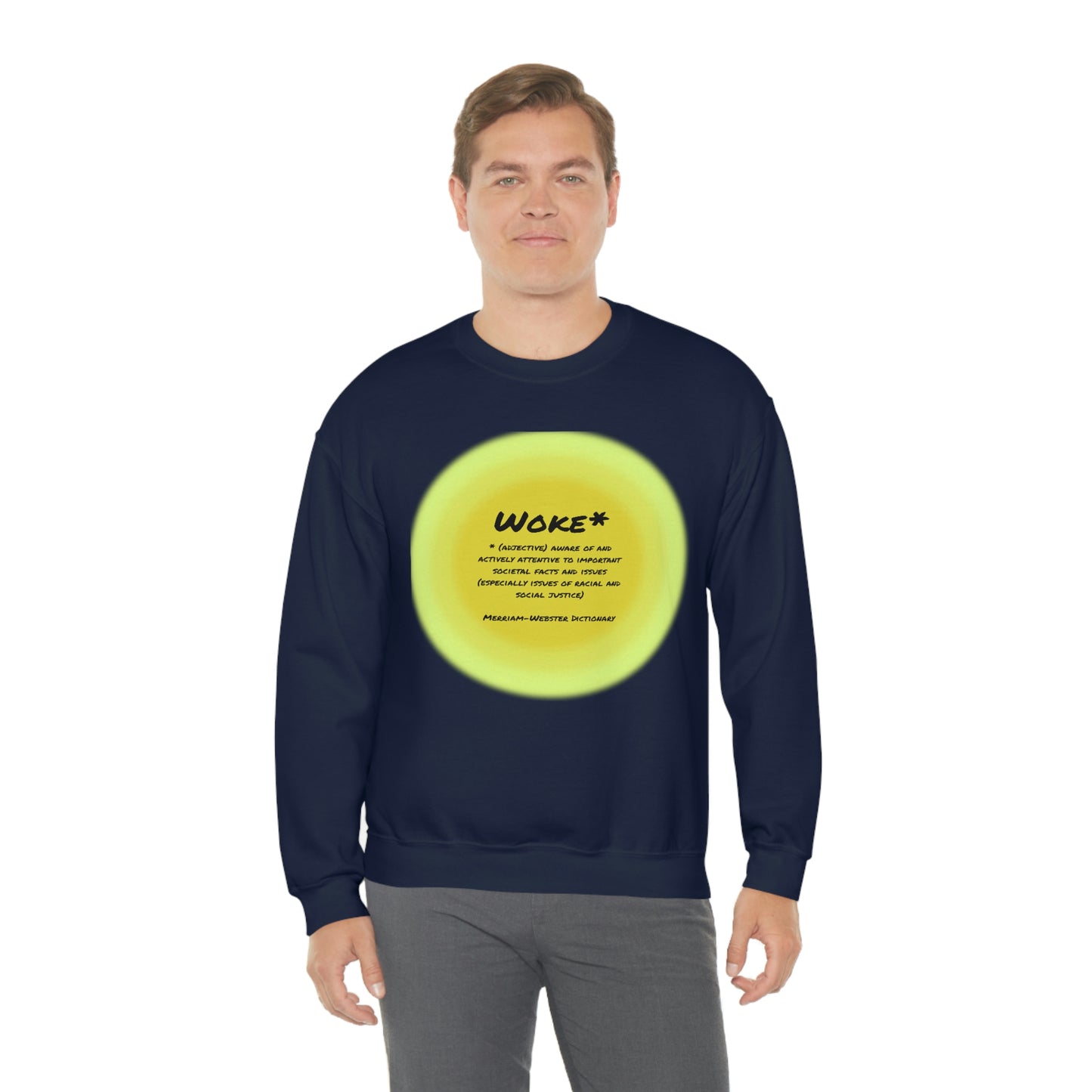 Woke Definition Unisex Heavy Blend™ Crewneck Sweatshirt