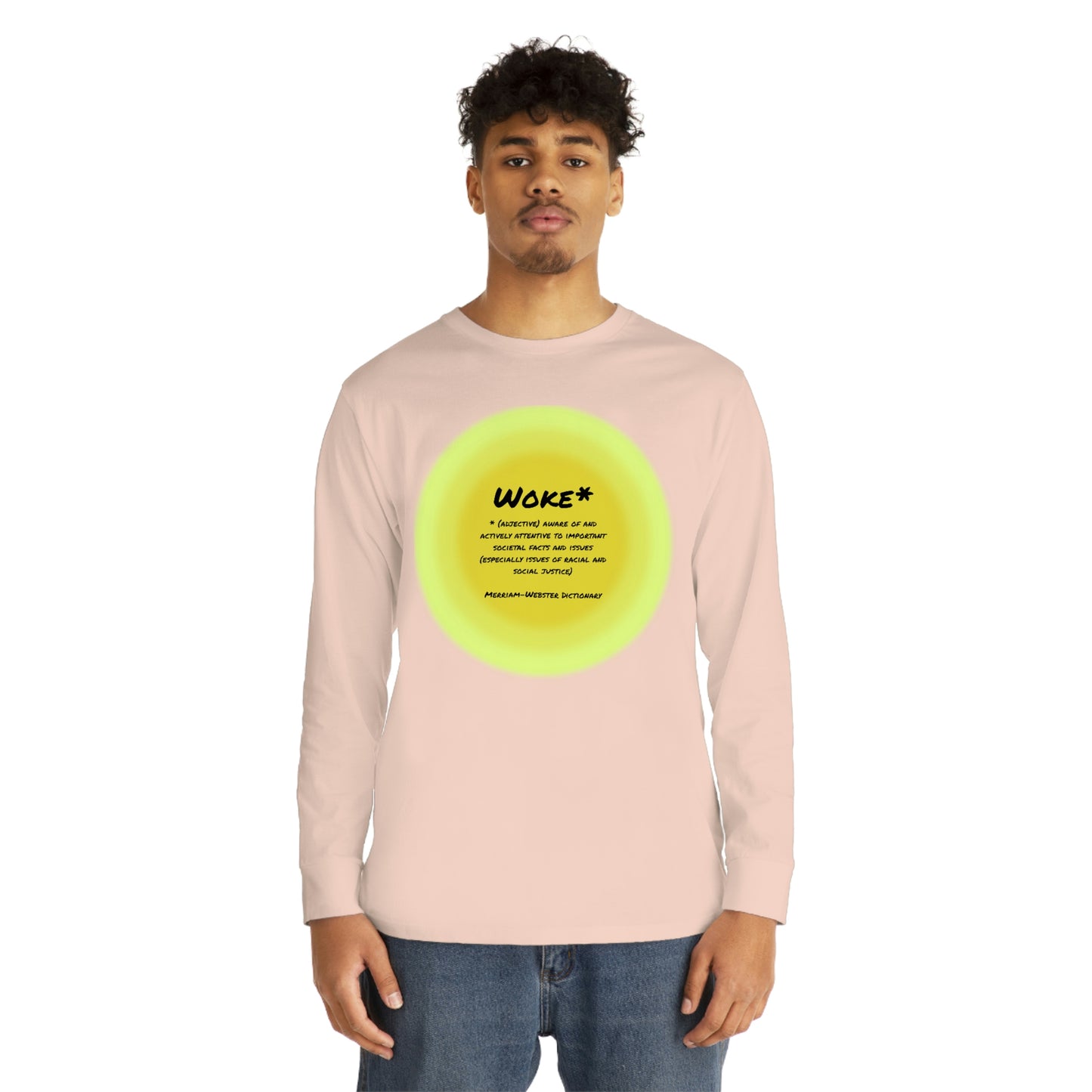 Woke - Definition Long Sleeve Crewneck Tee