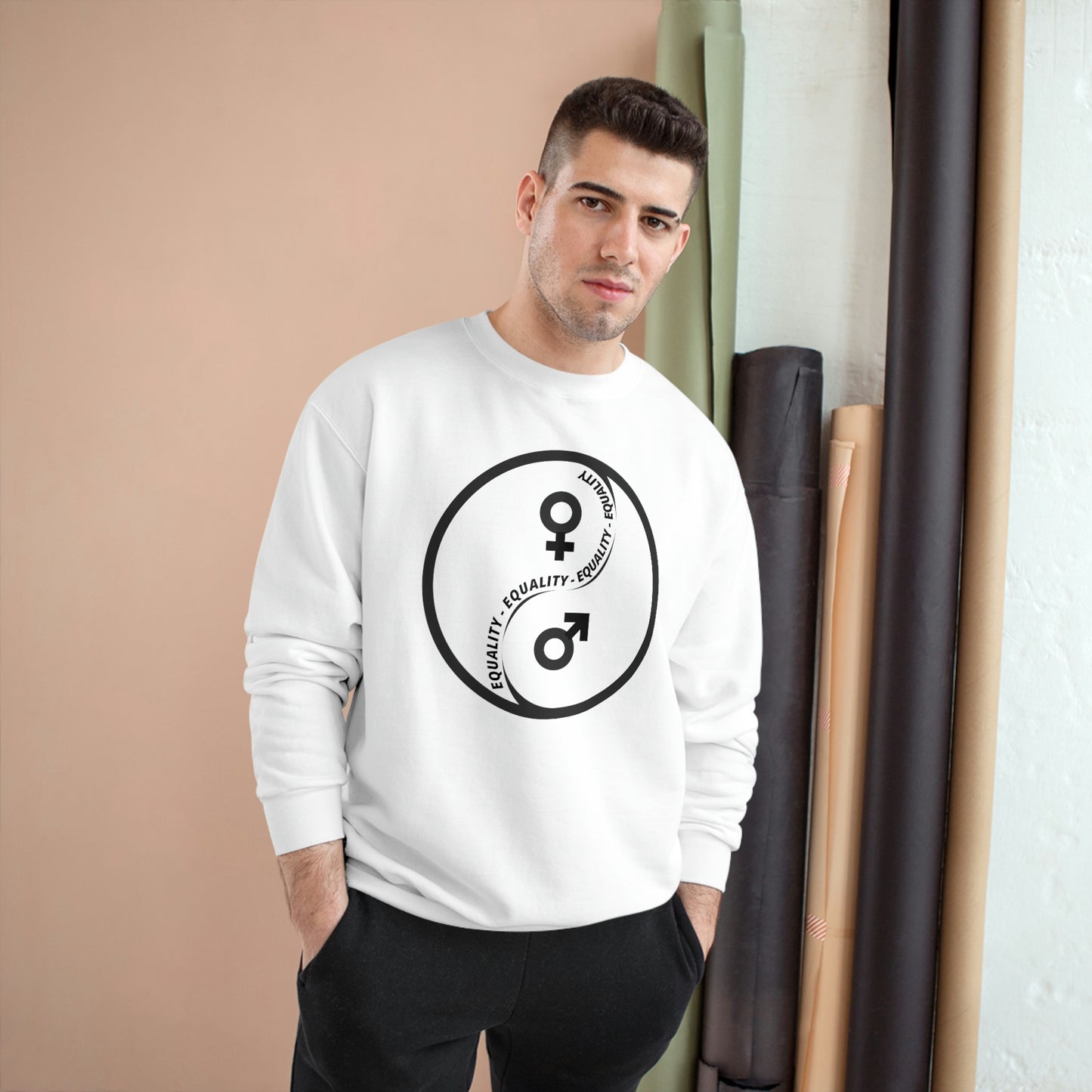 Yin Yang Equality - Gender Equality Men's - Champion Sweatshirt