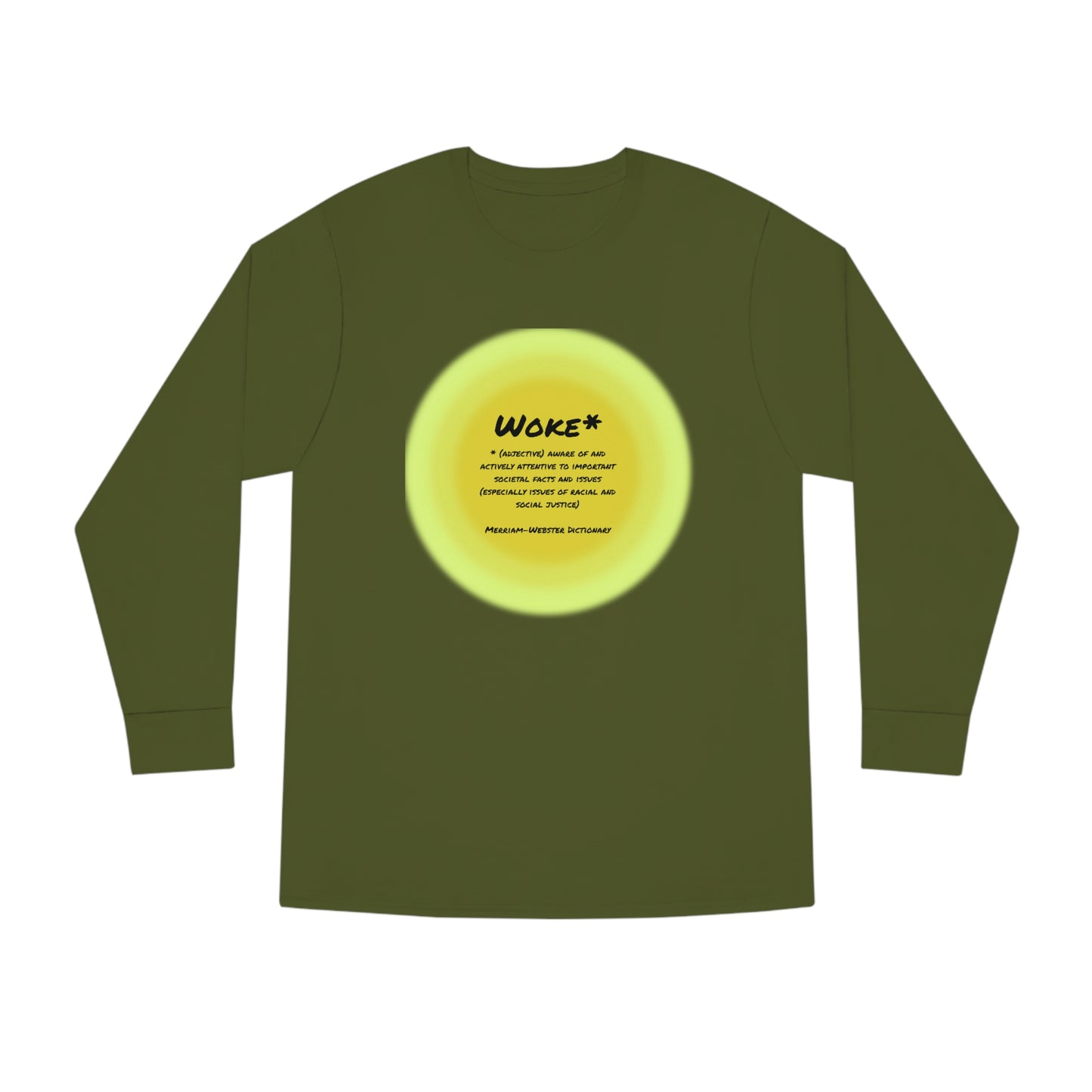Woke - Definition Long Sleeve Crewneck Tee