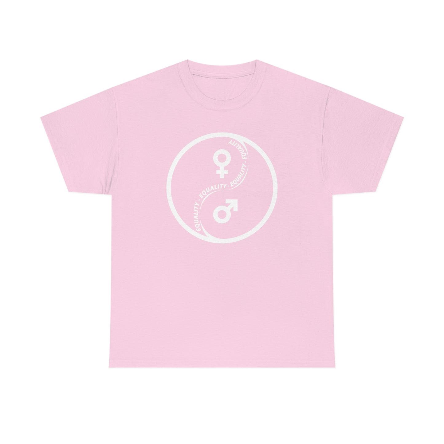 Yin Yang Equality - Gender Equality - Unisex Heavy Cotton Tee