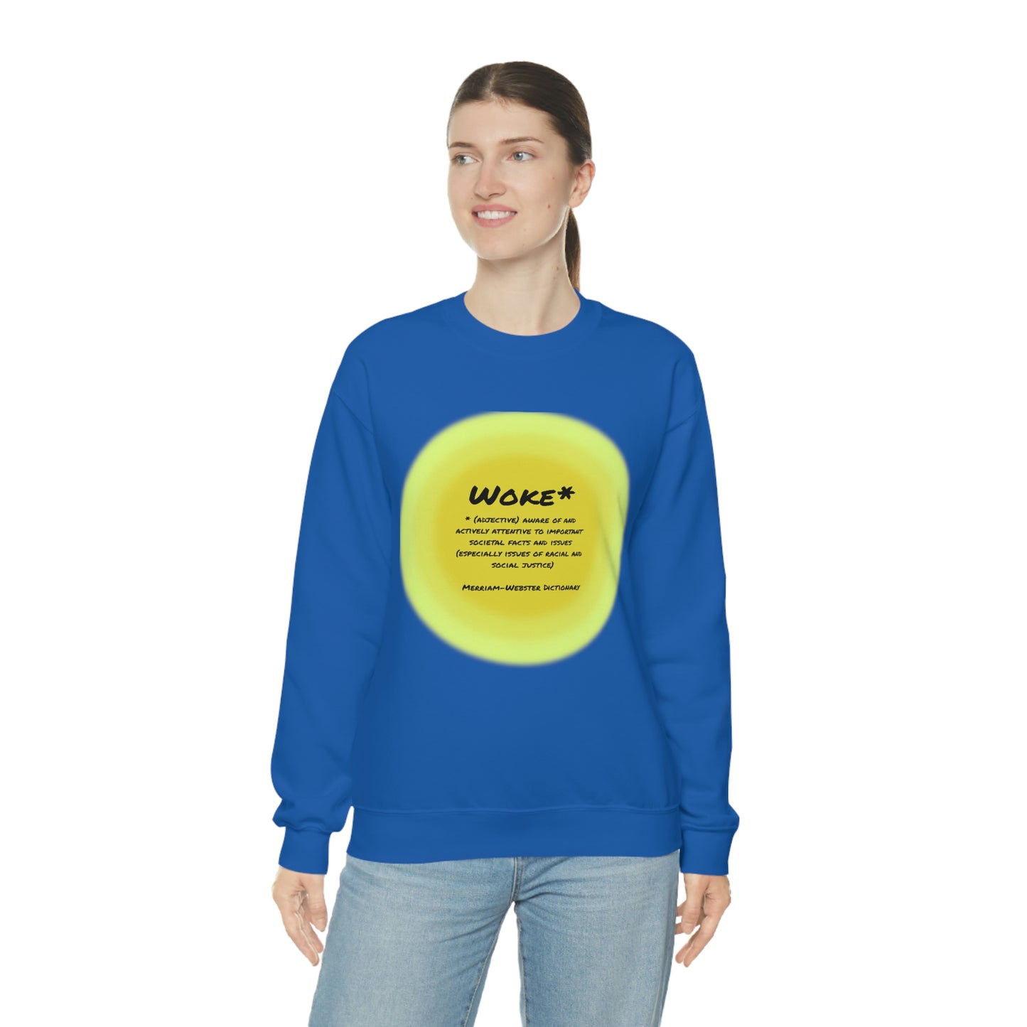 Woke Definition Unisex Heavy Blend™ Crewneck Sweatshirt