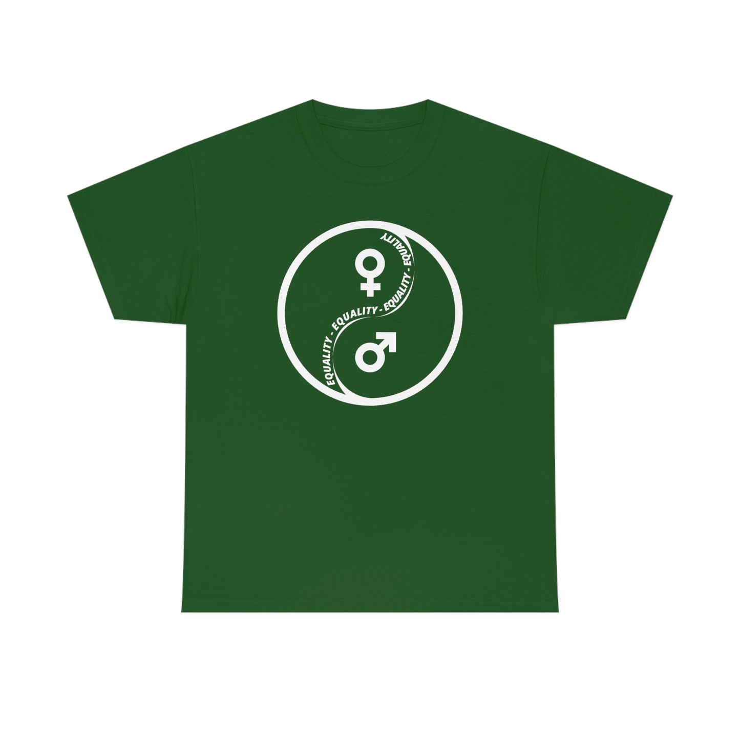 Yin Yang Equality - Gender Equality - Unisex Heavy Cotton Tee