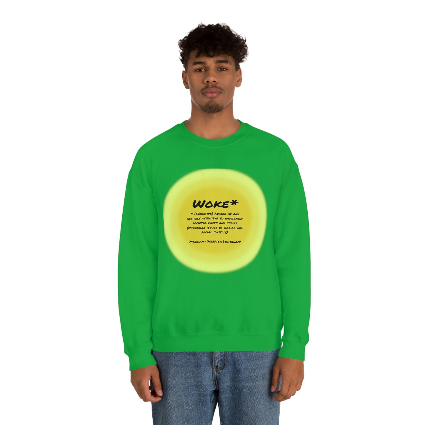 Woke Definition Unisex Heavy Blend™ Crewneck Sweatshirt