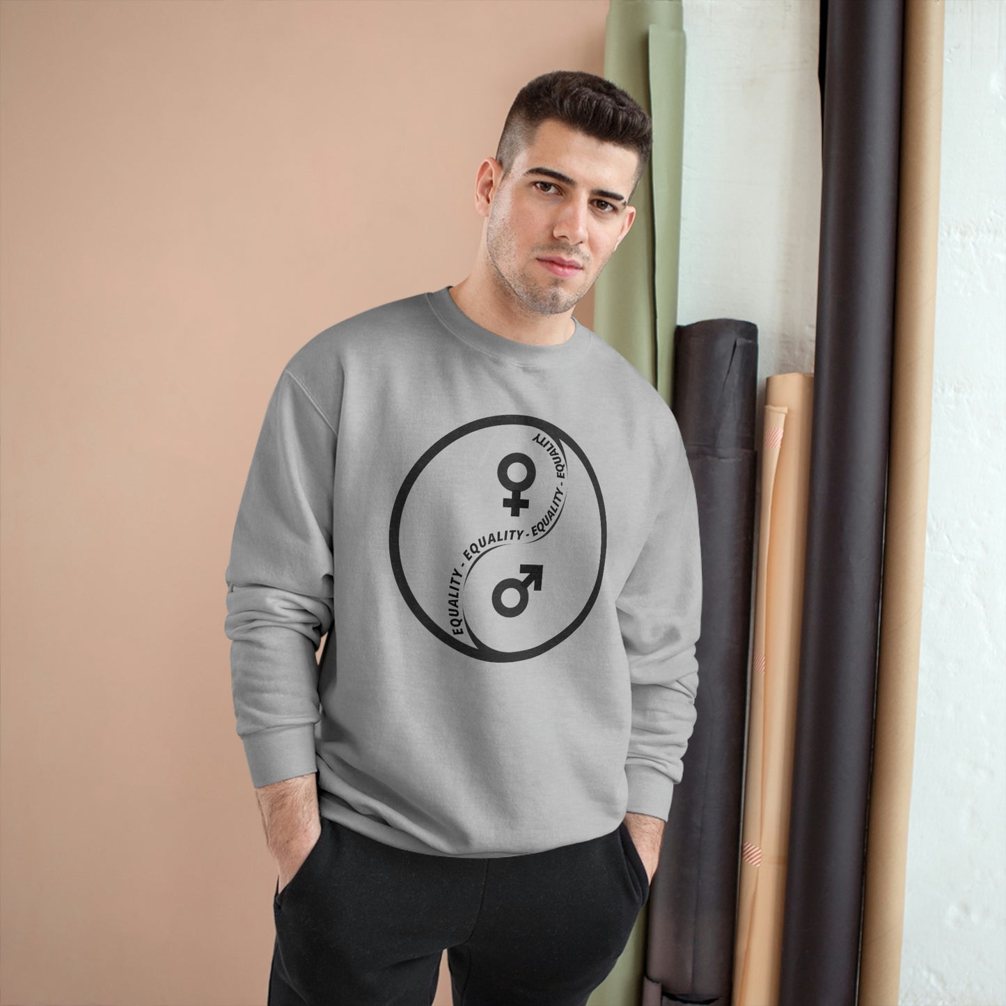 Yin Yang Equality - Gender Equality Men's - Champion Sweatshirt