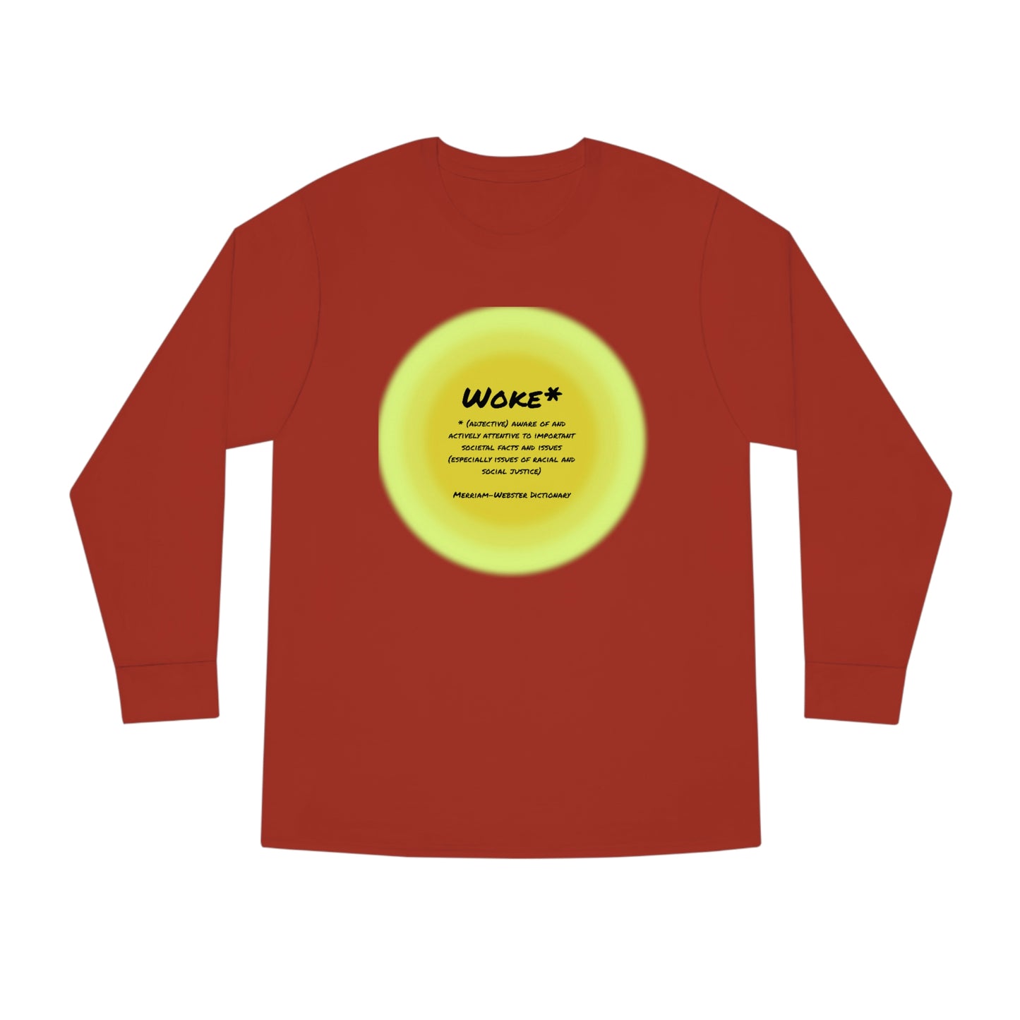 Woke - Definition Long Sleeve Crewneck Tee